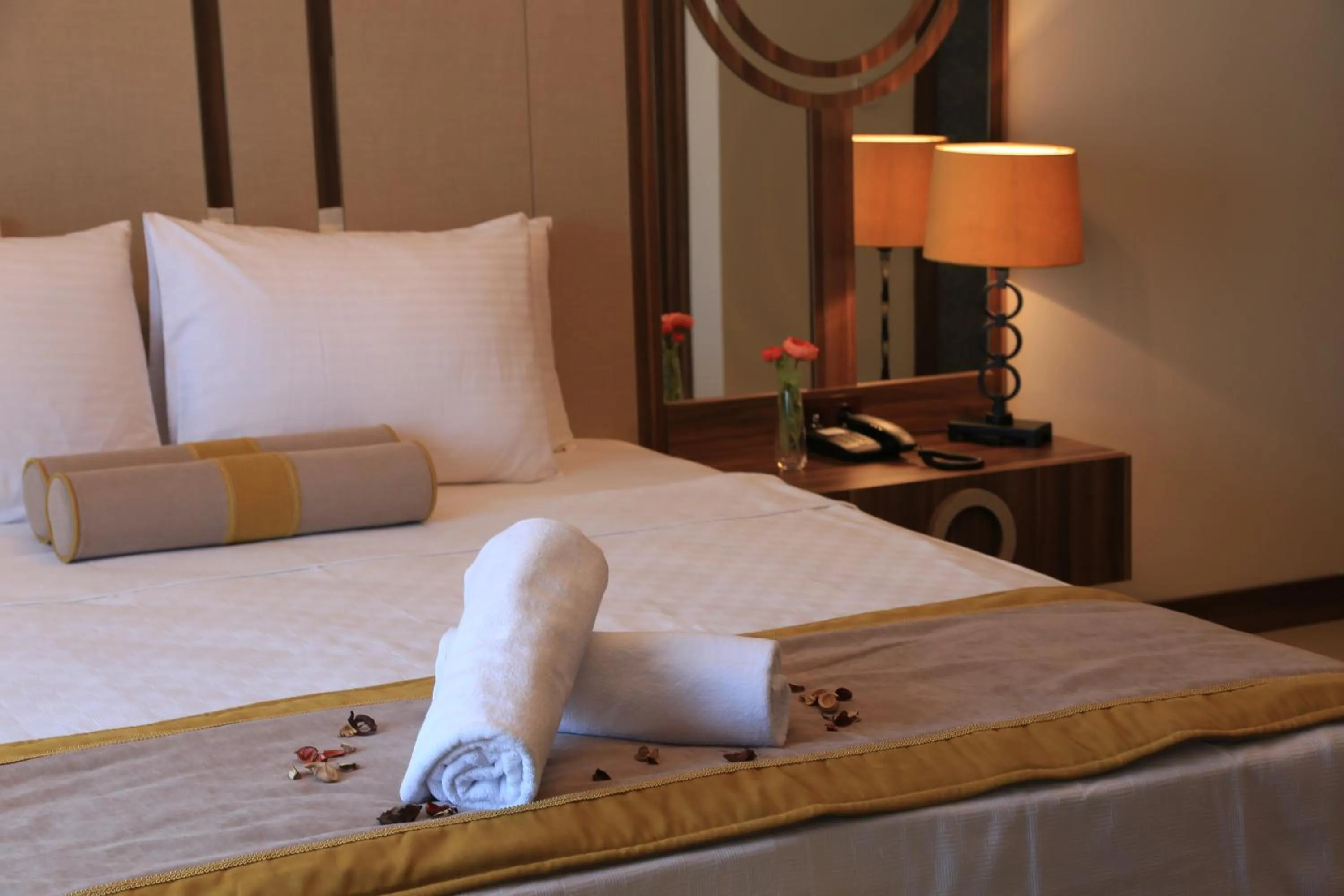 Bed in Burçman Hotel Vişne