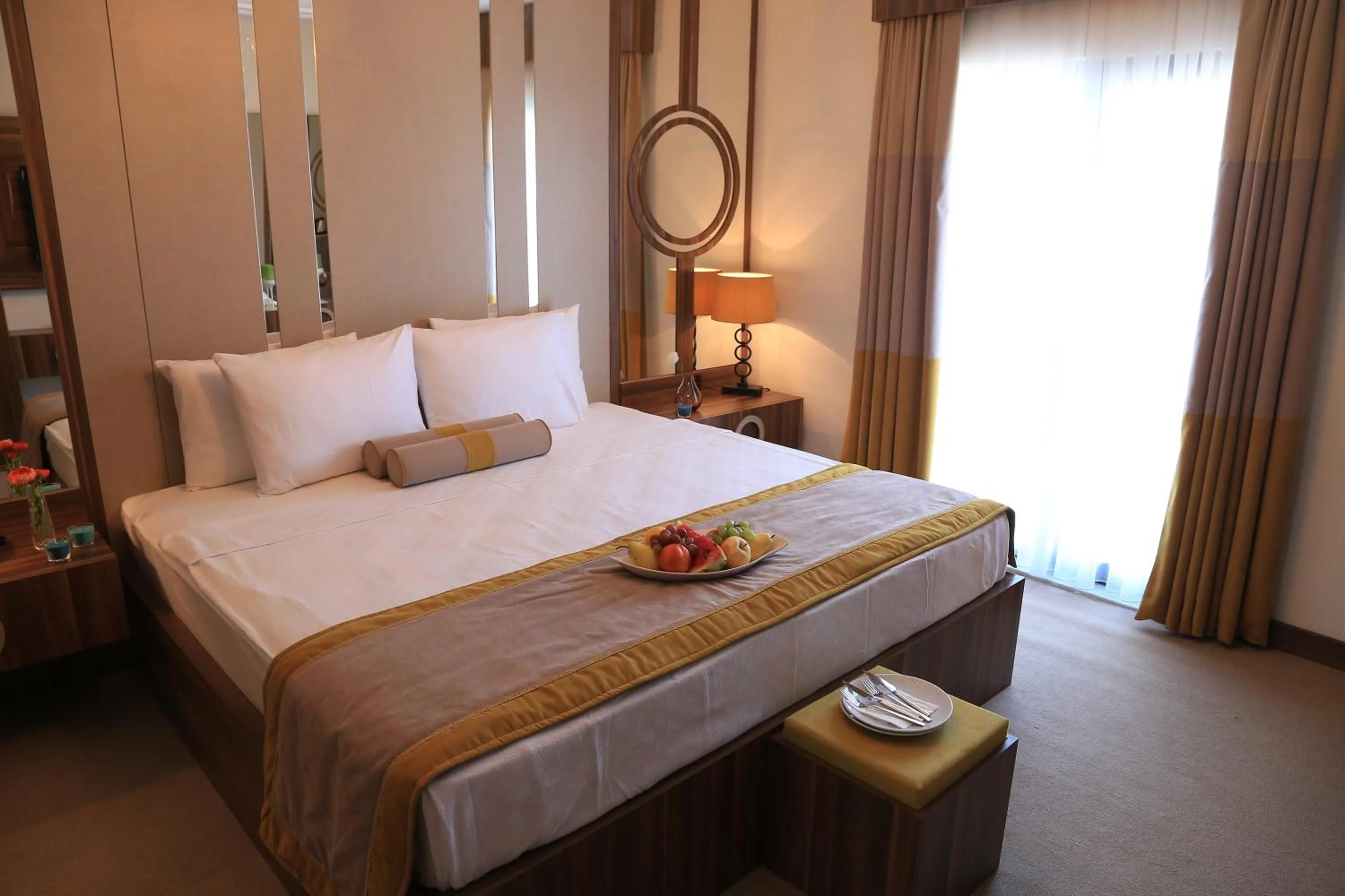 Bed in Burçman Hotel Vişne