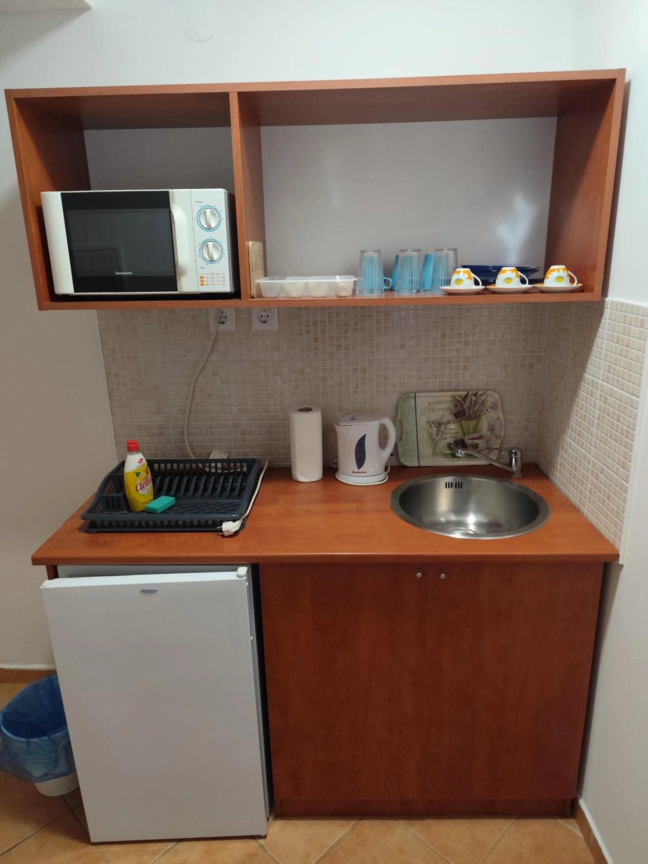 Kitchen or kitchenette in Szent Kristóf Apartmanhotel