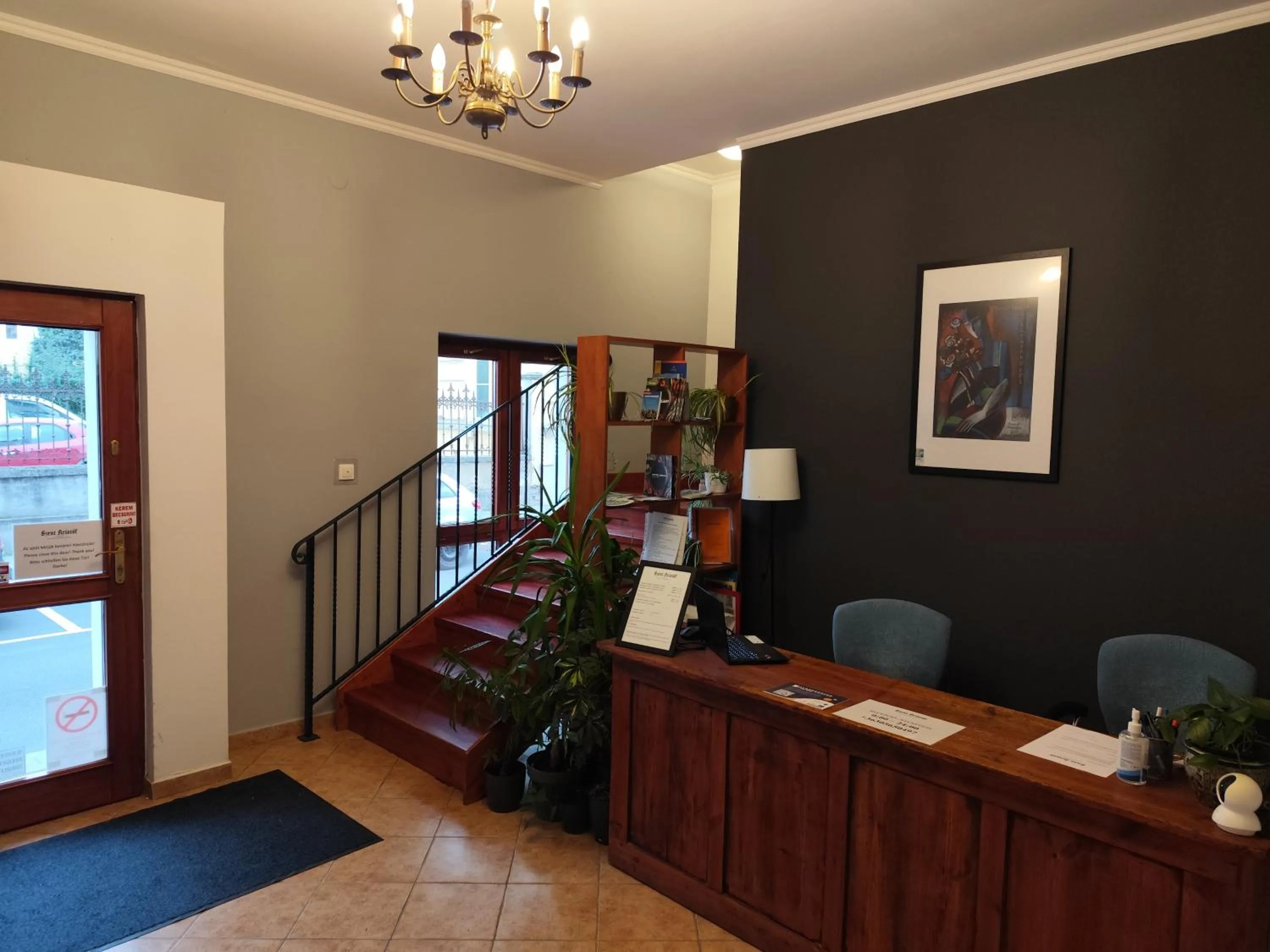 Lobby or reception in Szent Kristóf Apartmanhotel