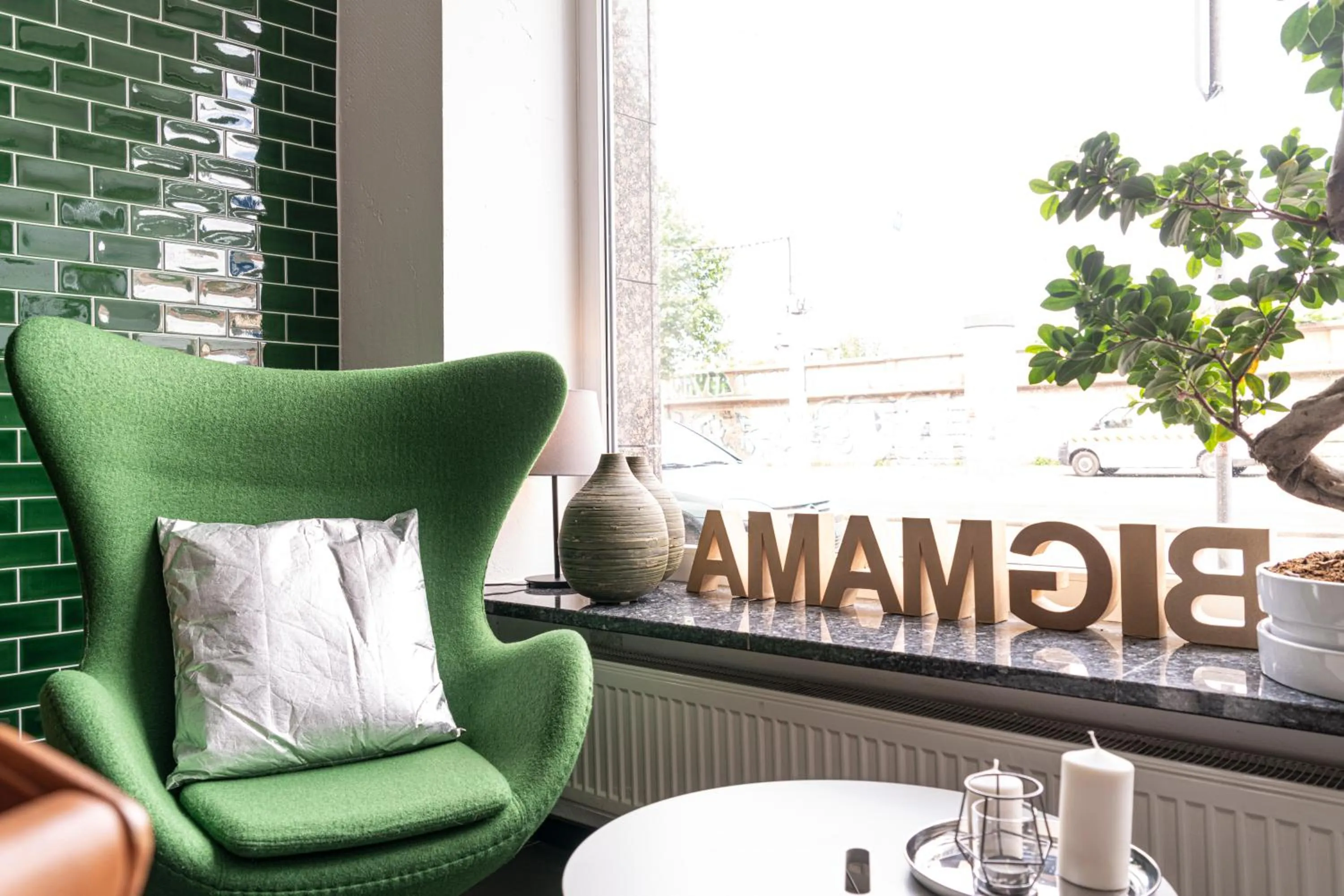 Lobby or reception in BIG MAMA Leipzig