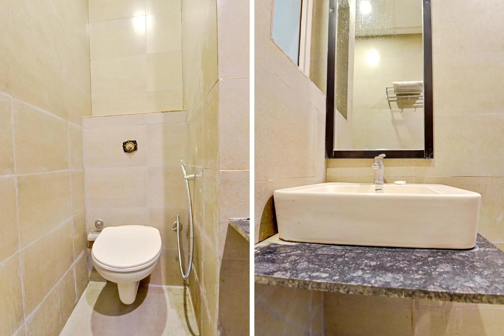 Bathroom in OYO 79651 TownHouse OTH Buddhi