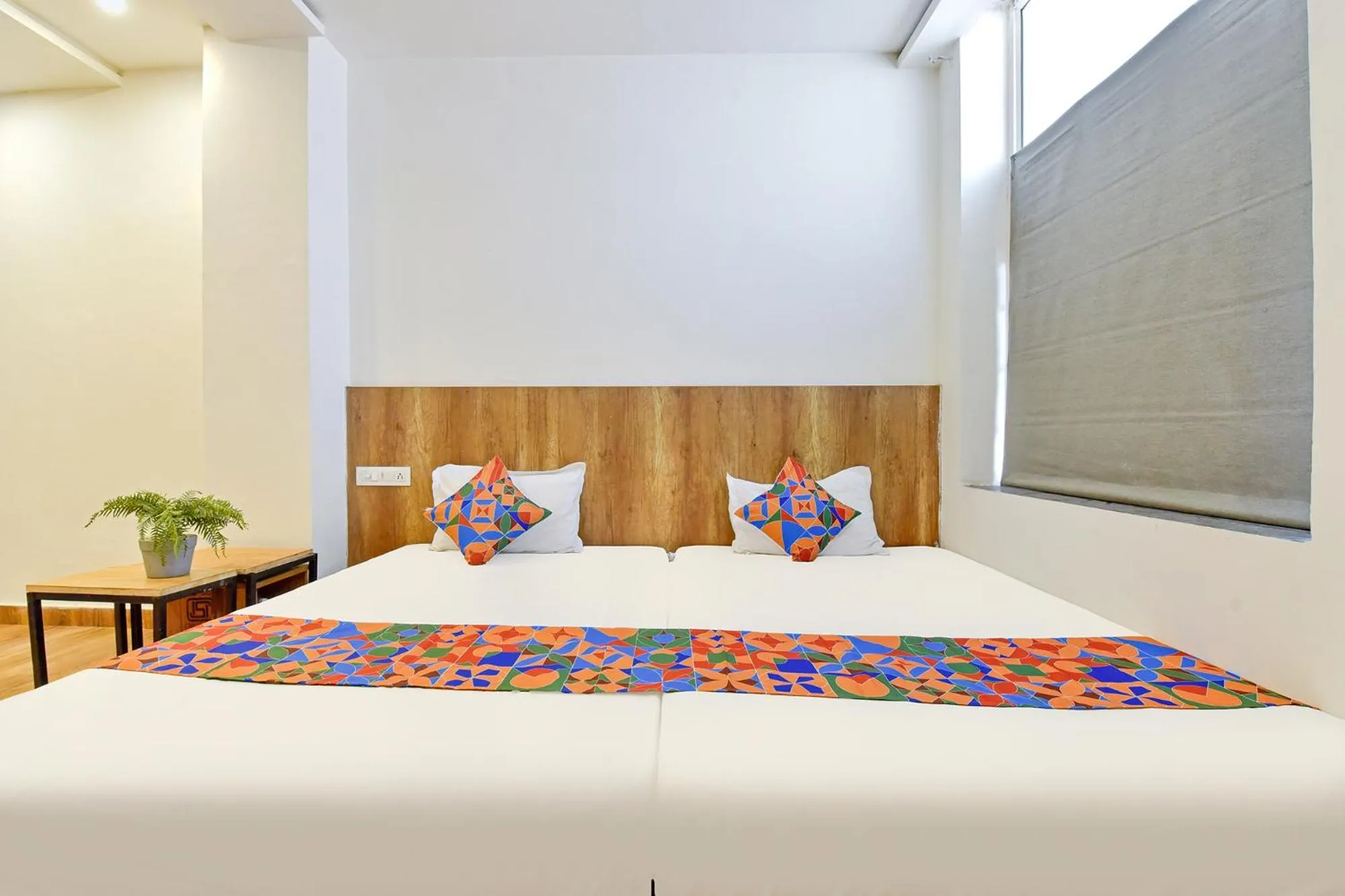 Bed in OYO 79651 TownHouse OTH Buddhi