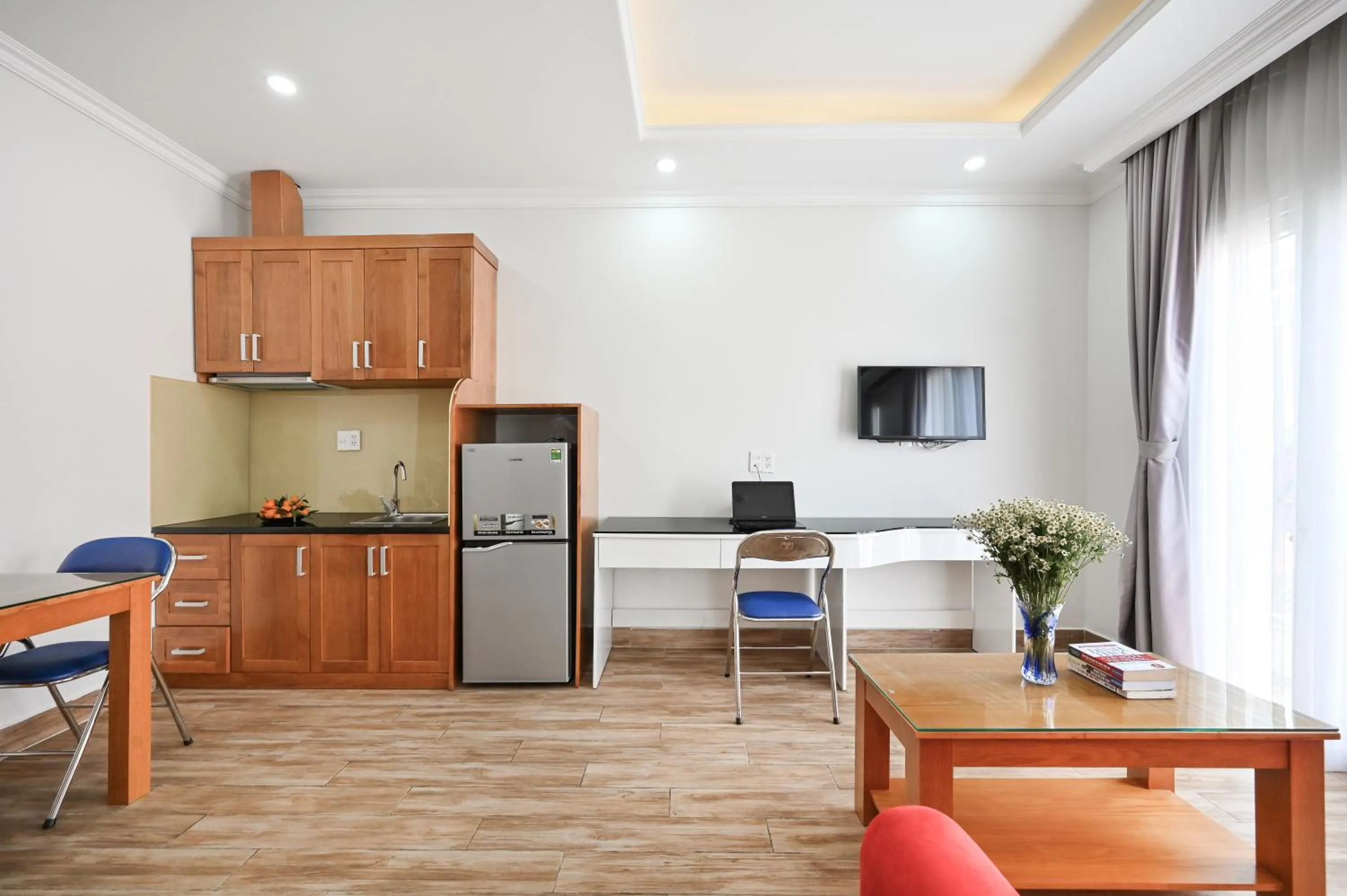 Kitchen or kitchenette in Genie Hotel & Serviced Apartments