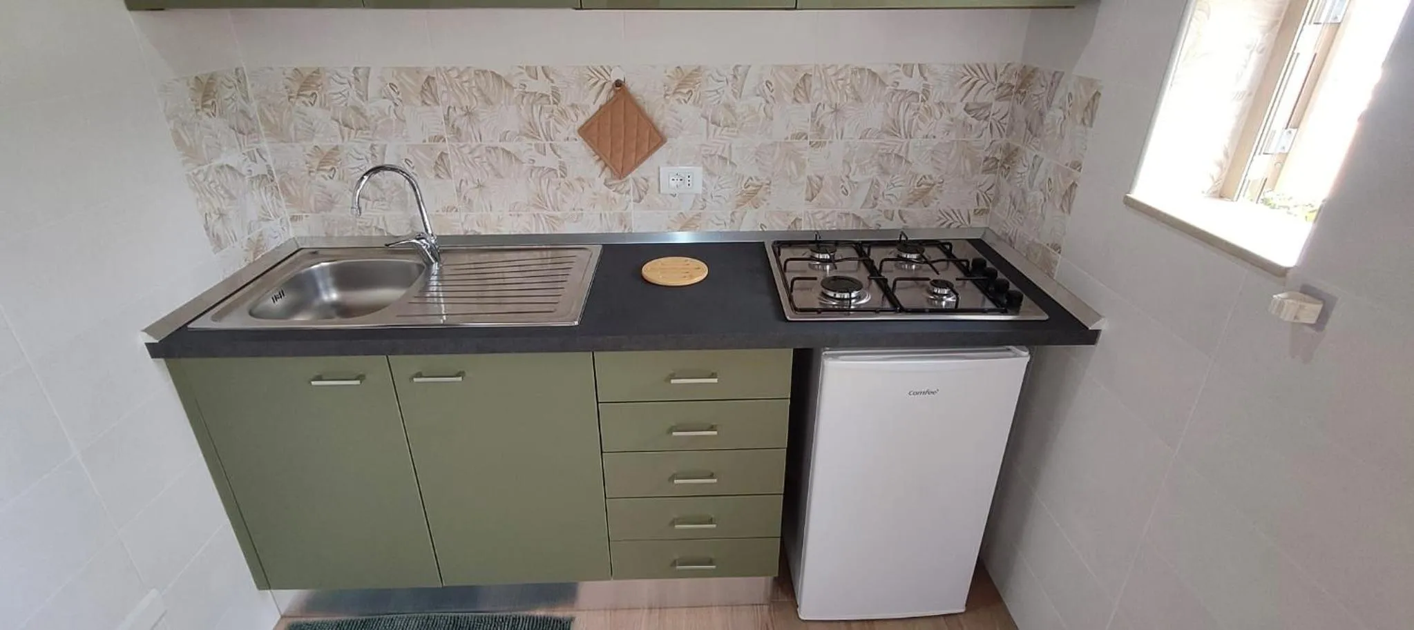 Kitchen or kitchenette in Residenza La Grazia Tropea - Free Parking -