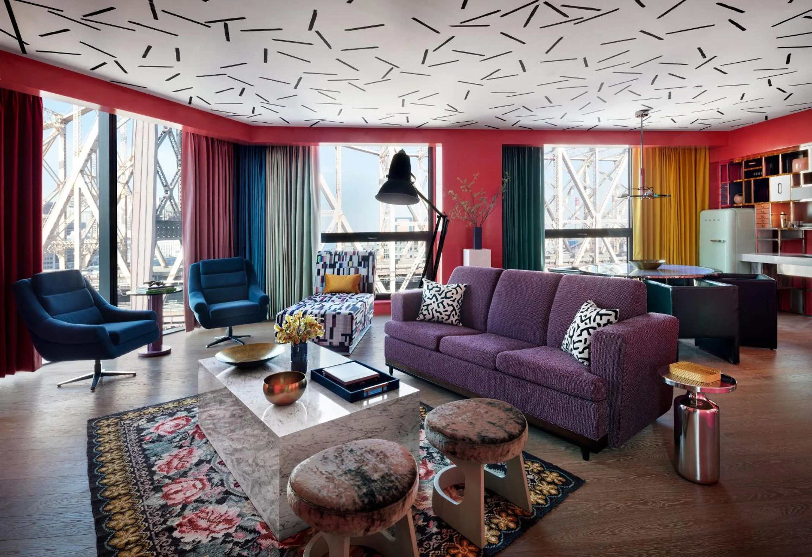 Living room in Graduate by Hilton New York