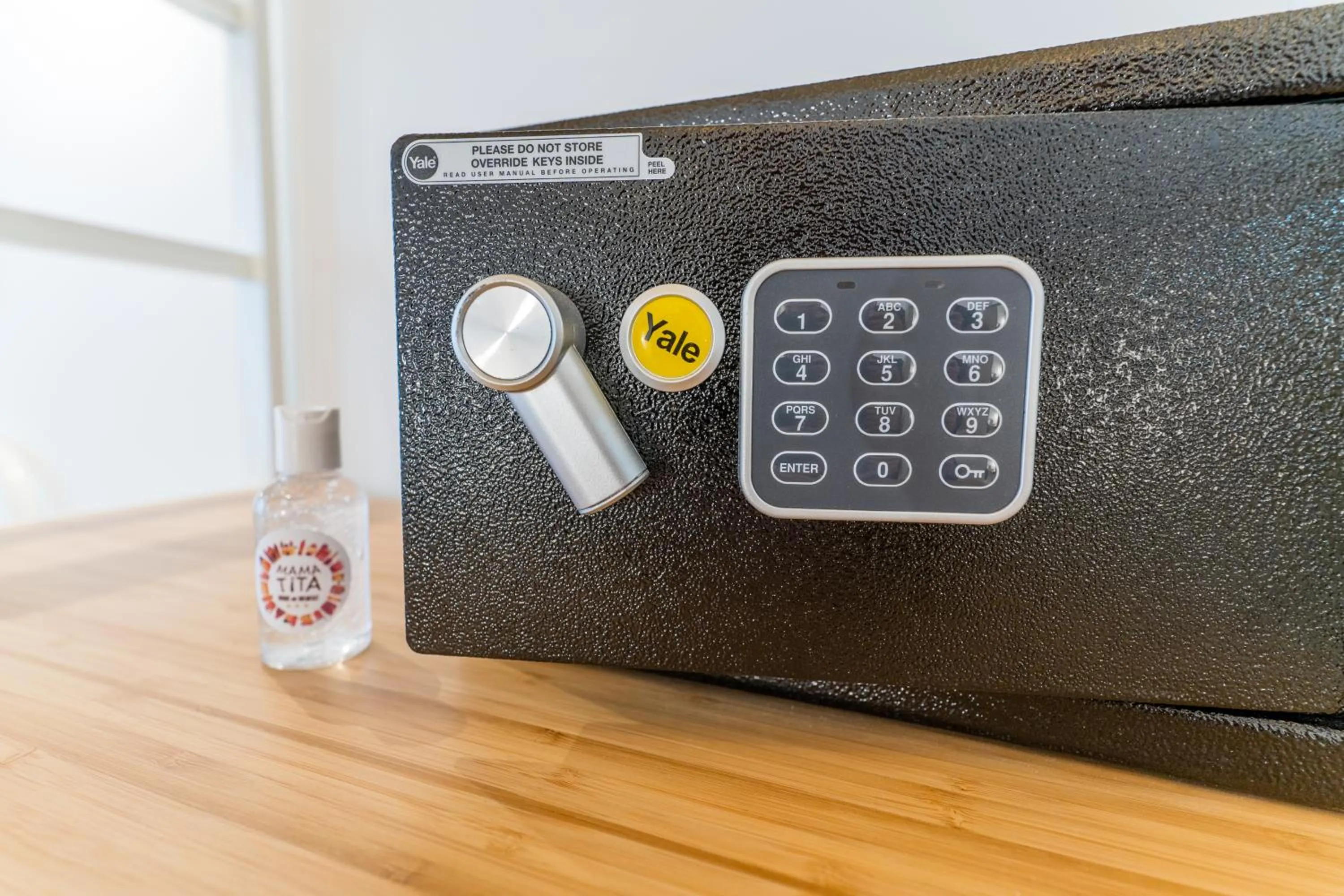 safe in Mama Tita Rooms and Breakfast