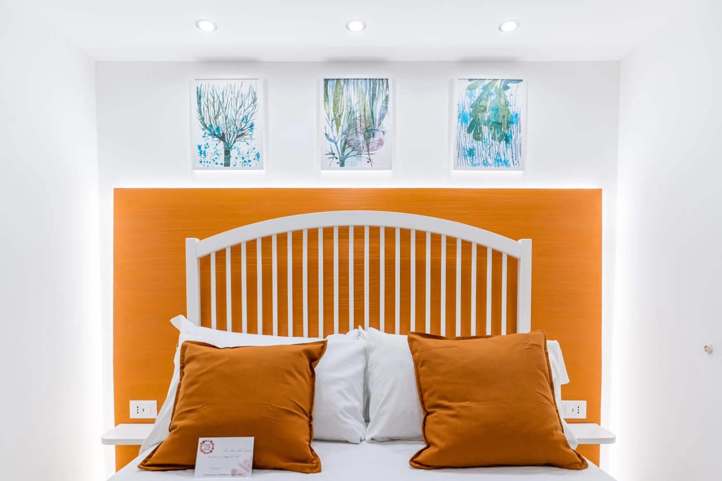 Bed in Mama Tita Rooms and Breakfast