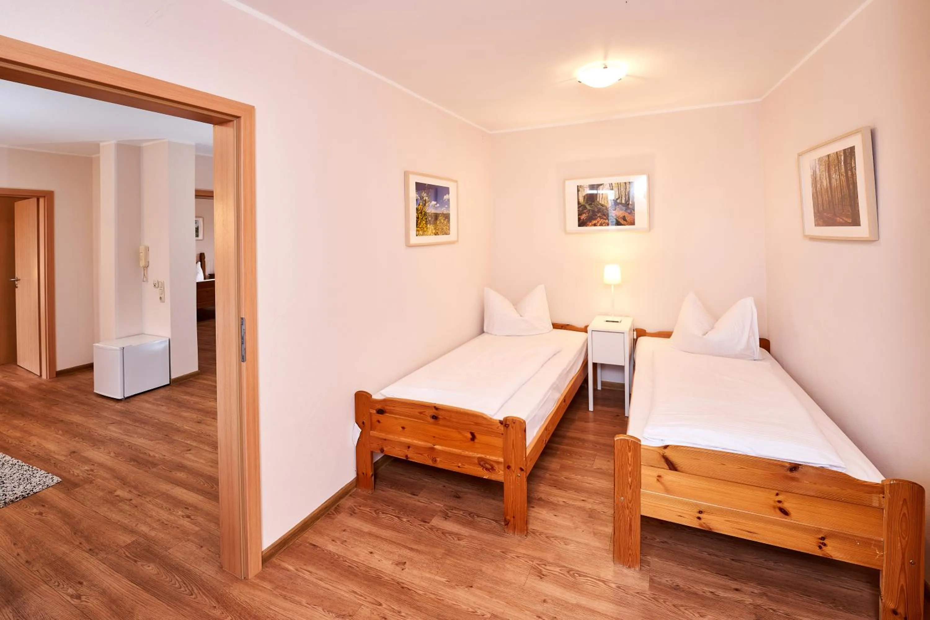 Bed in Brauers Landarthotel GmbH