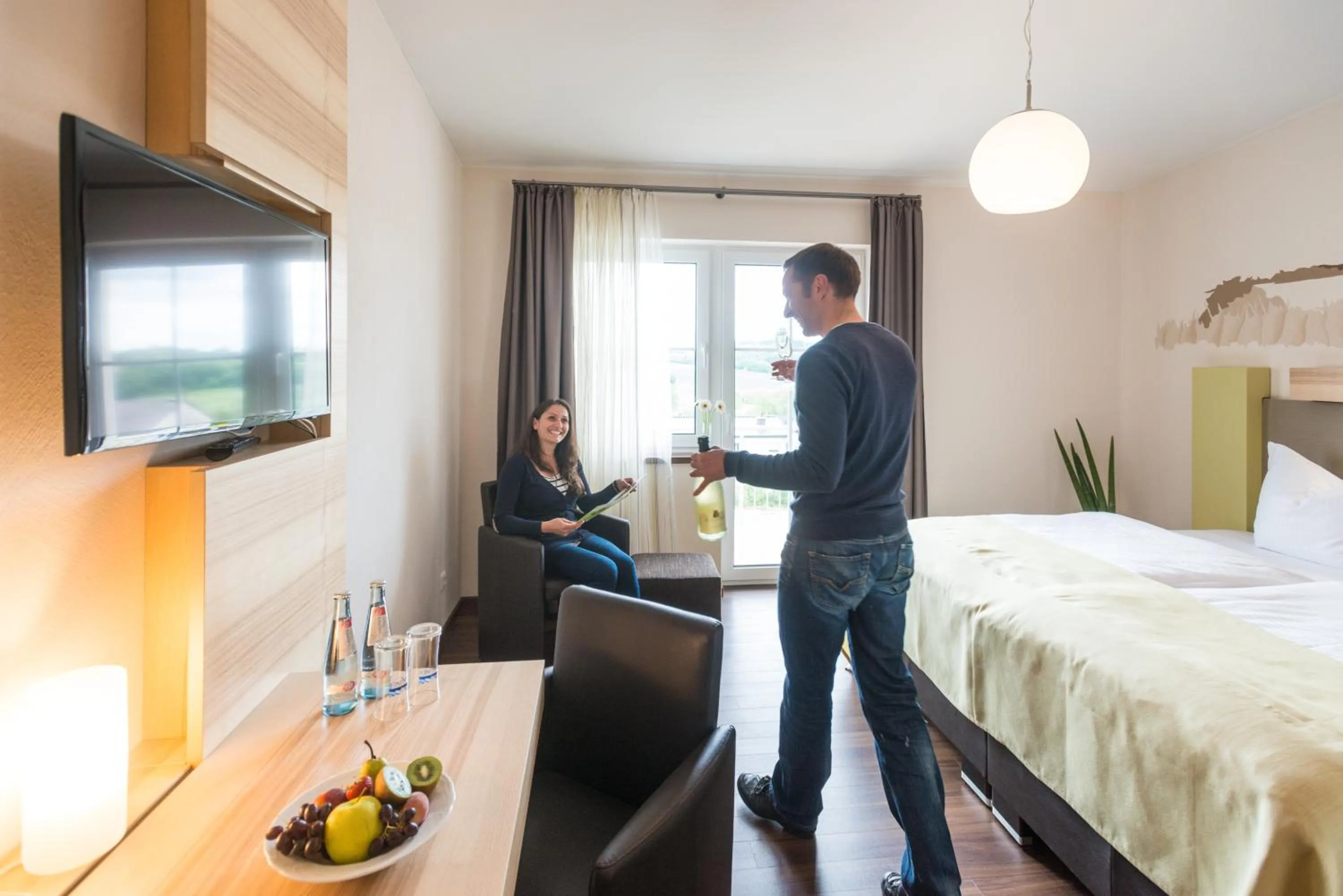 Photo of the whole room, Bed in Brauers Landarthotel GmbH