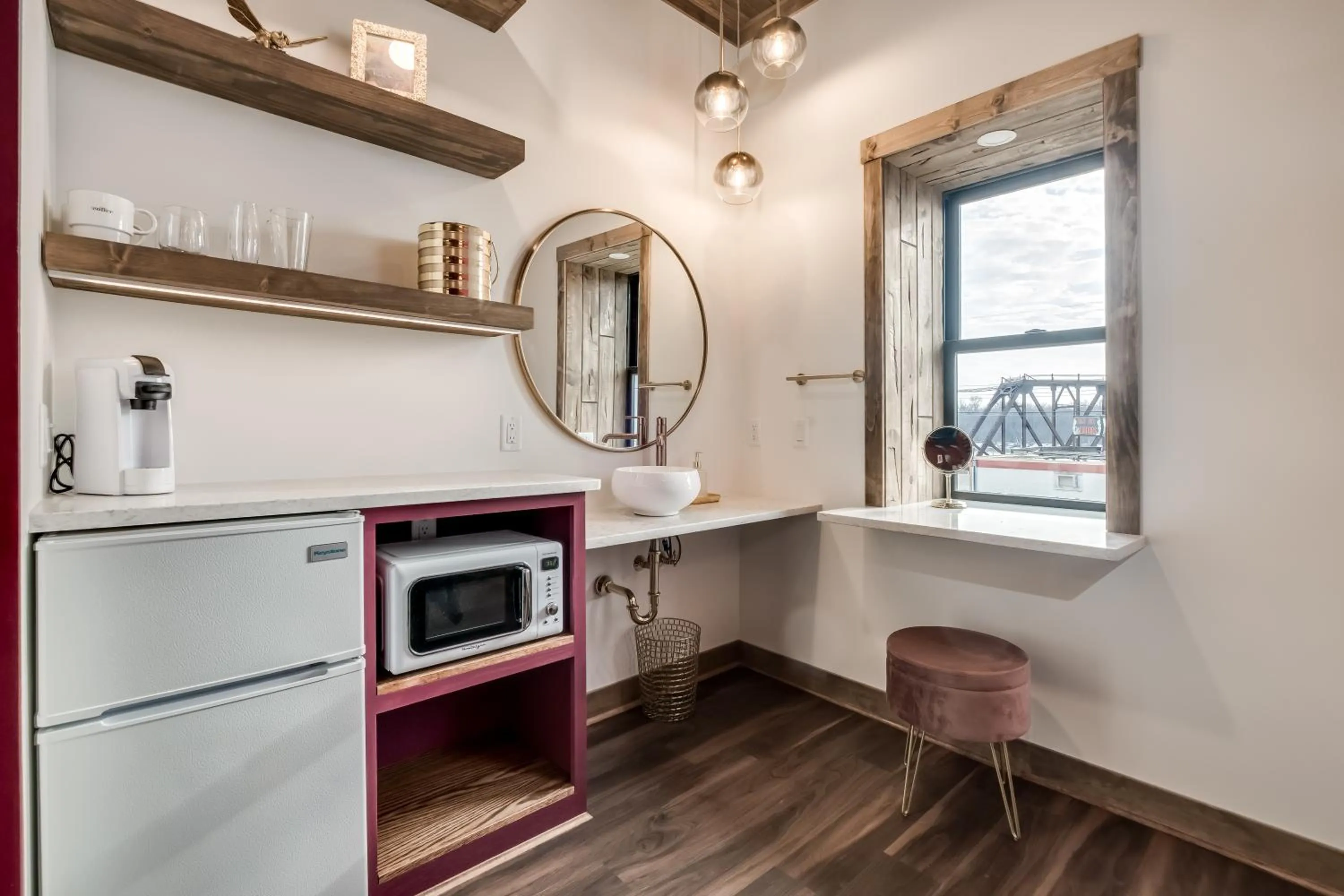 Kitchen or kitchenette in The Port of Prescott Boutique Hotel