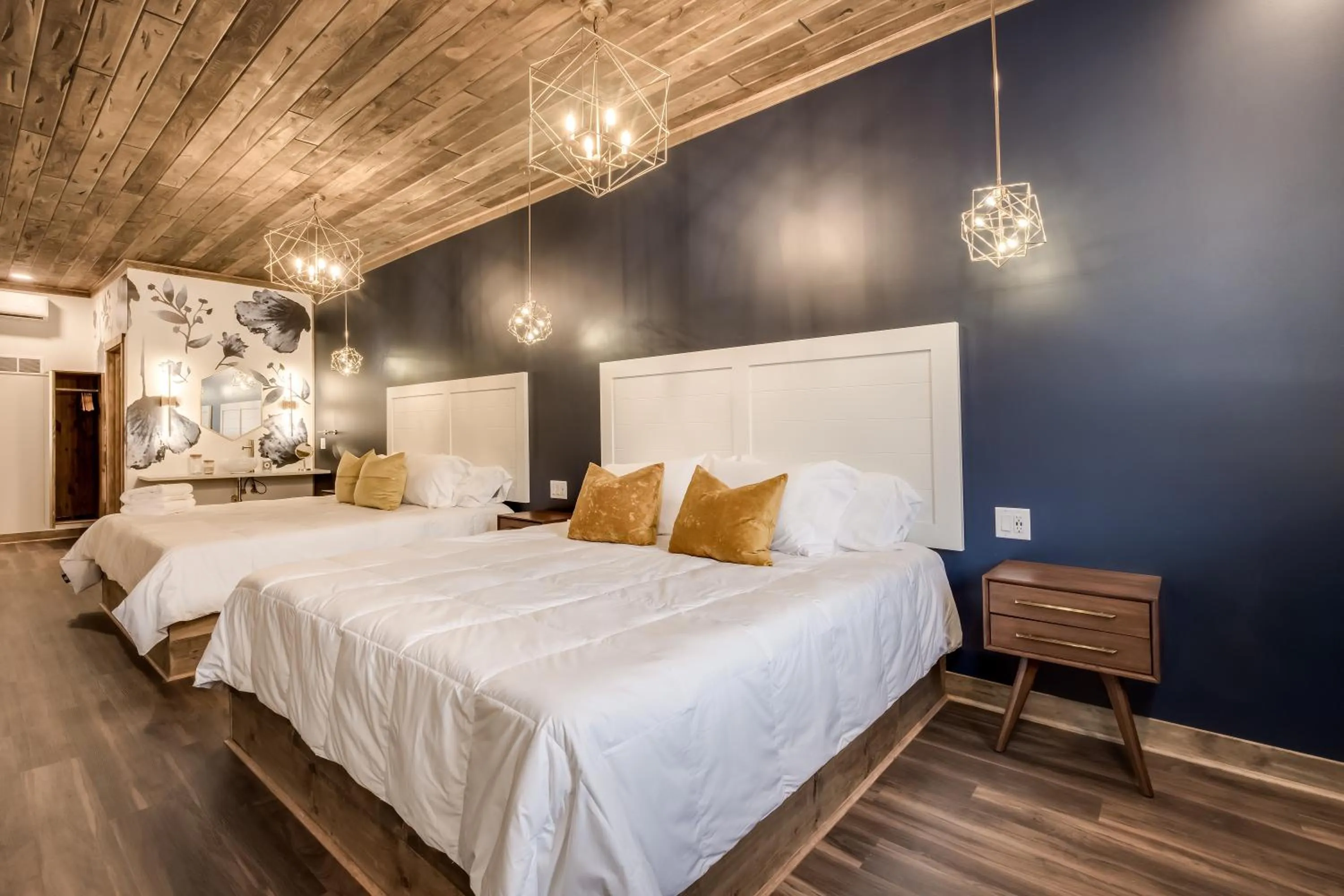 Bed in The Port of Prescott Boutique Hotel