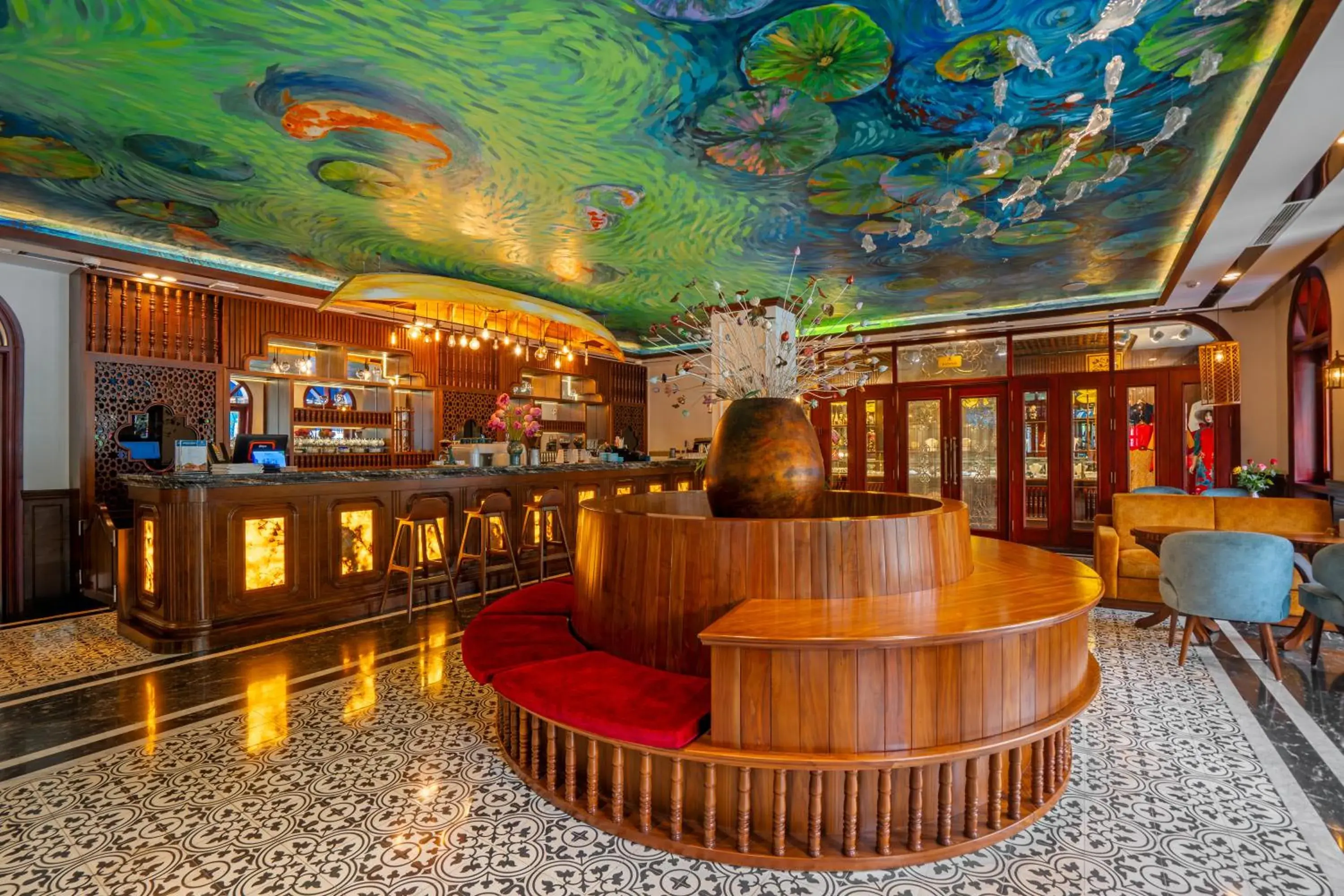 Lounge or bar in Grand Fleuve Boutique Lounge or bar in Grand Fleuve Boutique