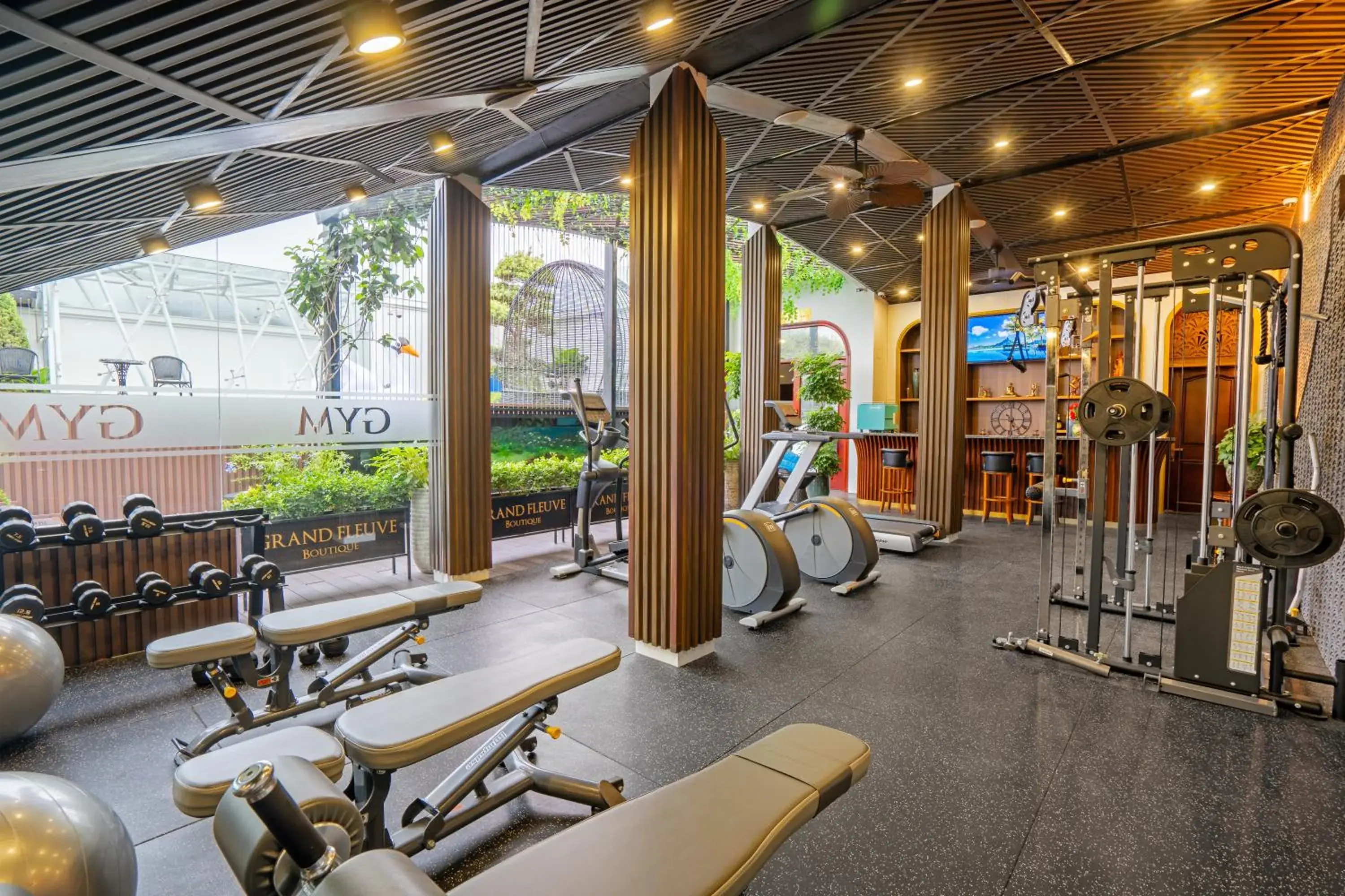 Fitness centre/facilities in Grand Fleuve Boutique Fitness centre/facilities in Grand Fleuve Boutique