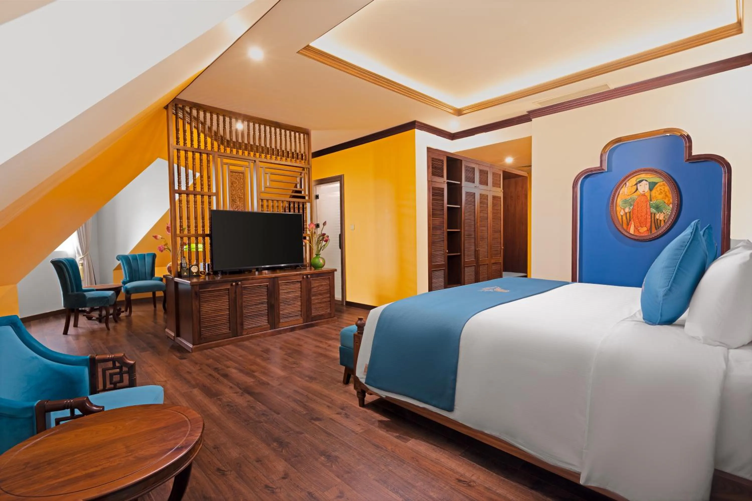 Bed in Grand Fleuve Boutique