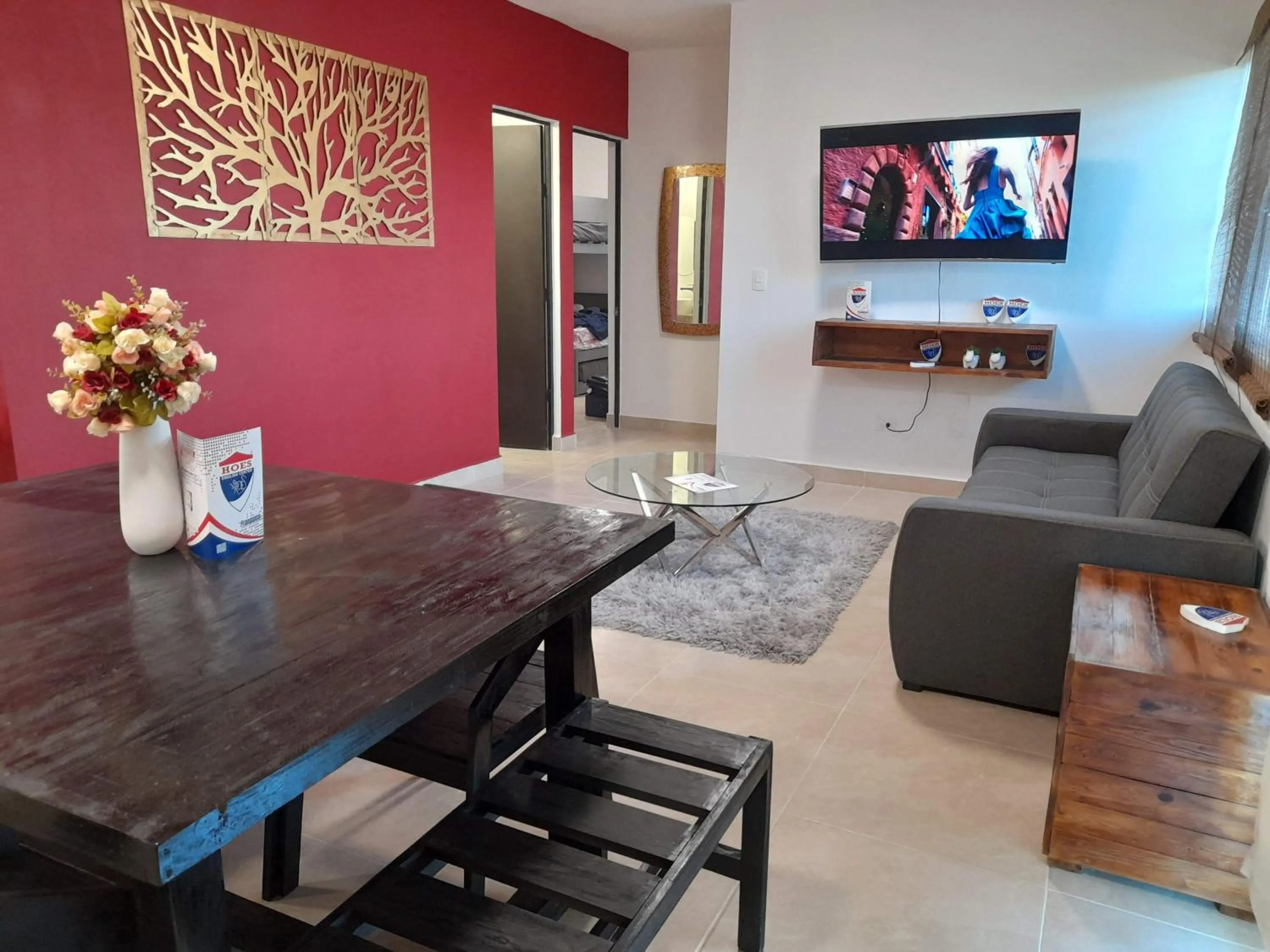 Living room in Beautiful Apartment HOEStel Punta Estrella!