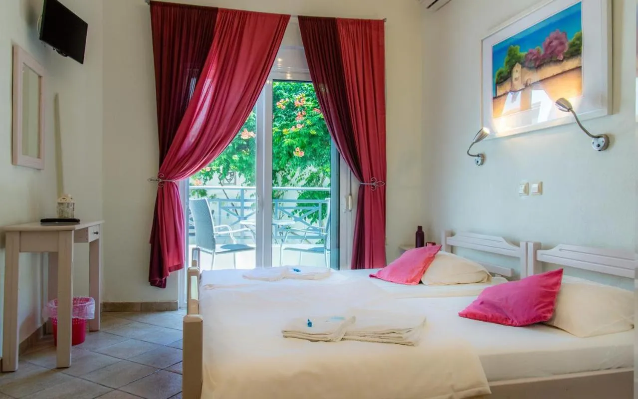 Bed in Hotel Villa Anais