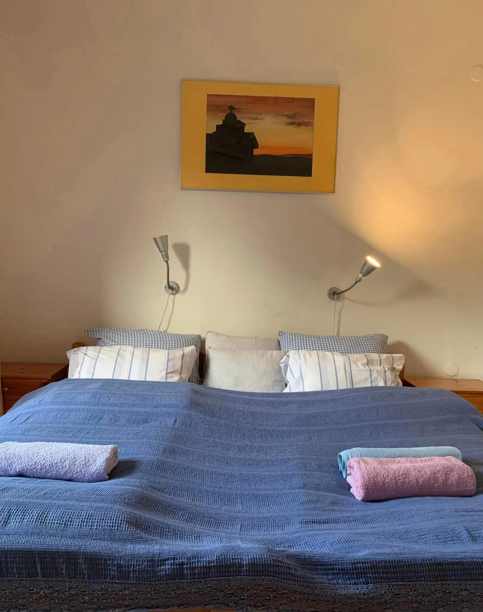 Bed in Hotel Villa Anais