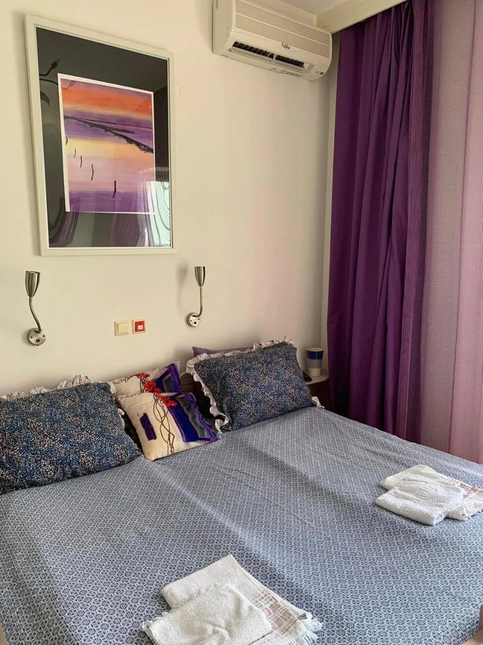 Bed in Hotel Villa Anais