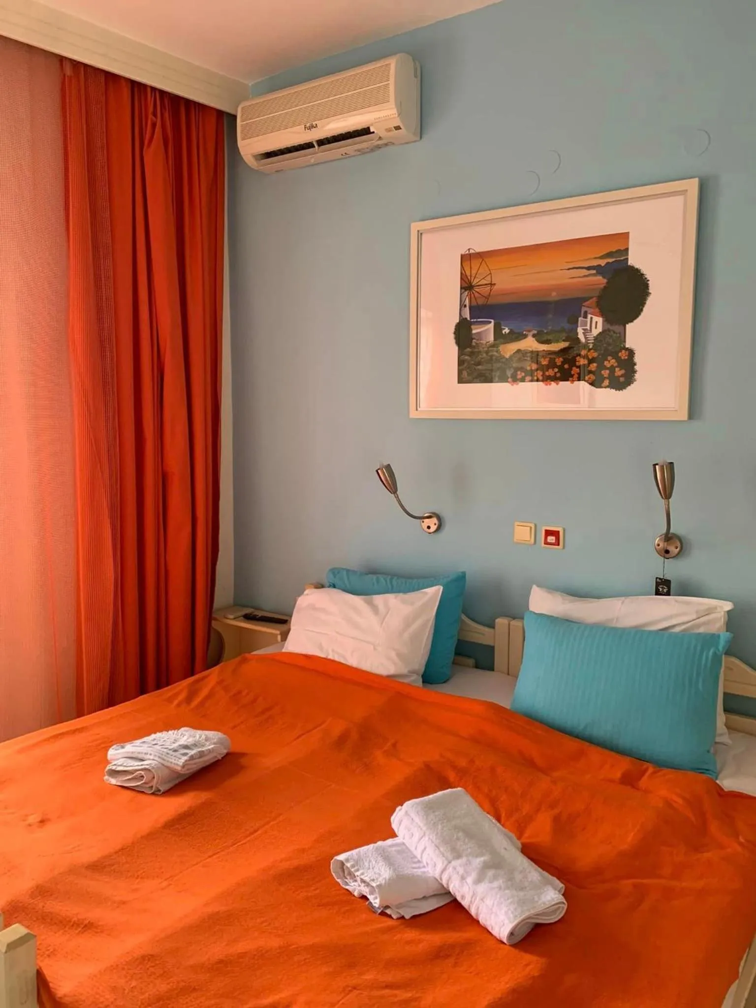 Bed in Hotel Villa Anais