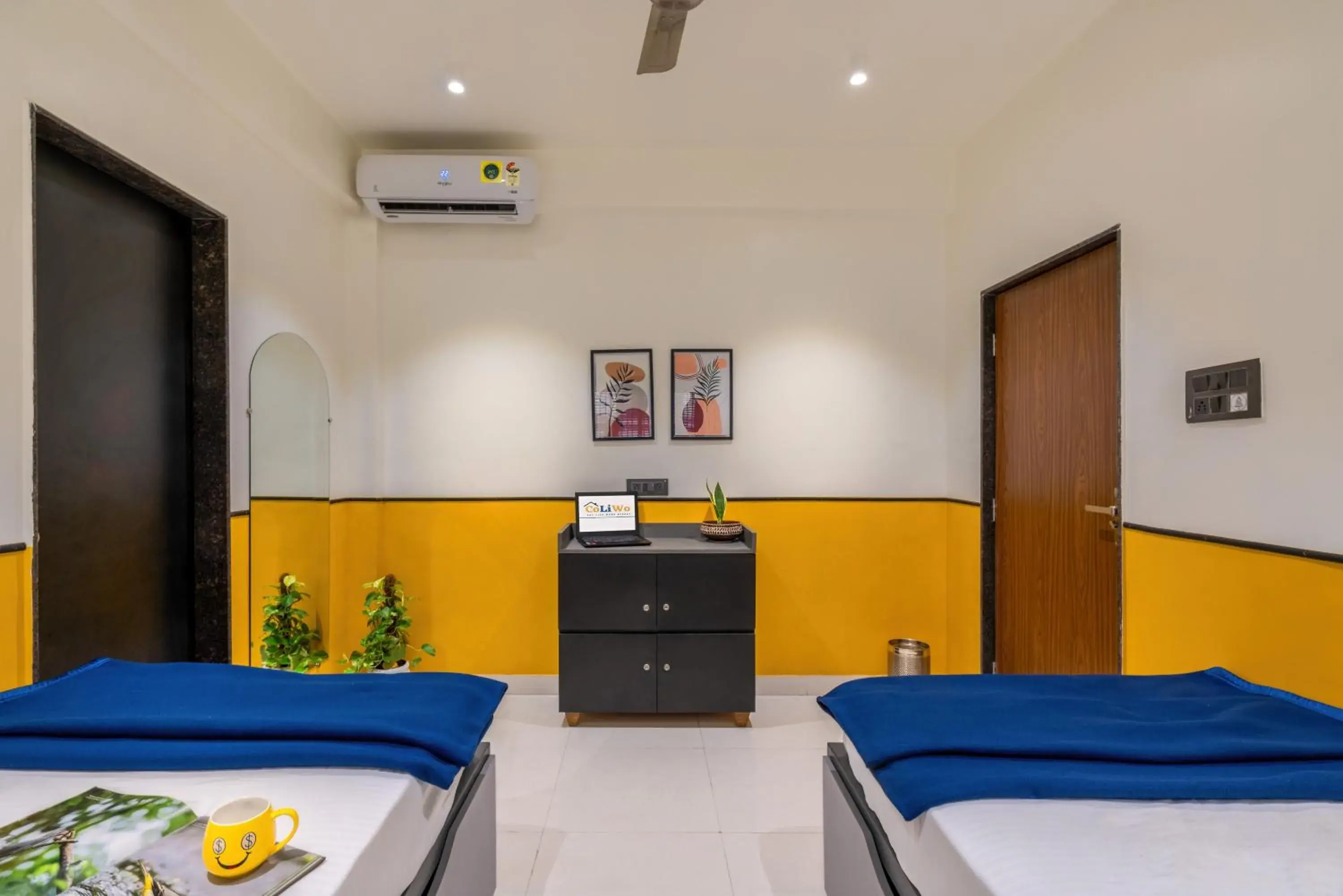 Bedroom, Bed in Coliwo Un - Viman Nagar Bedroom, Bed in Coliwo Un - Viman Nagar