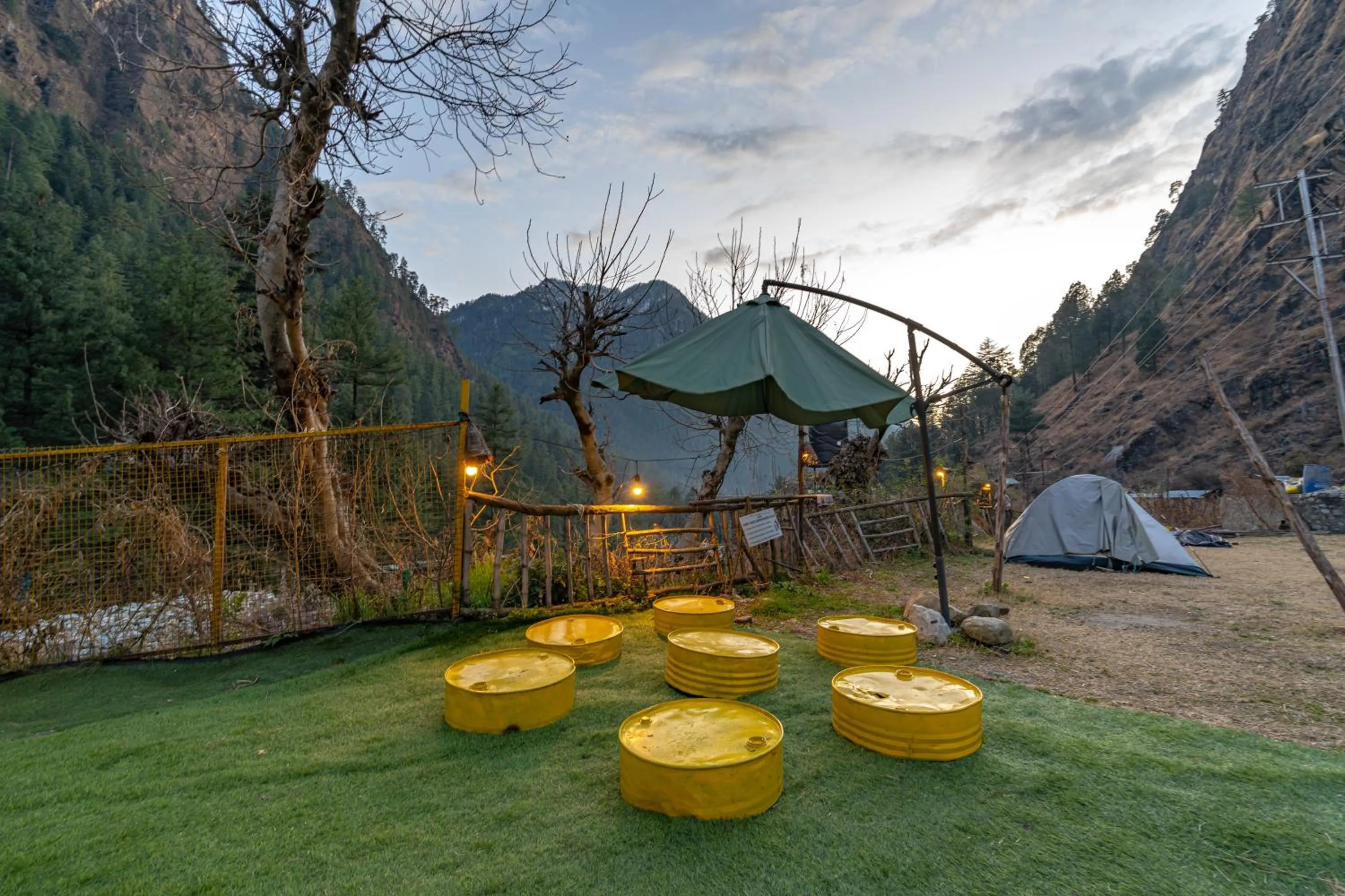 Garden view in Jungle Hostel by Whoopers