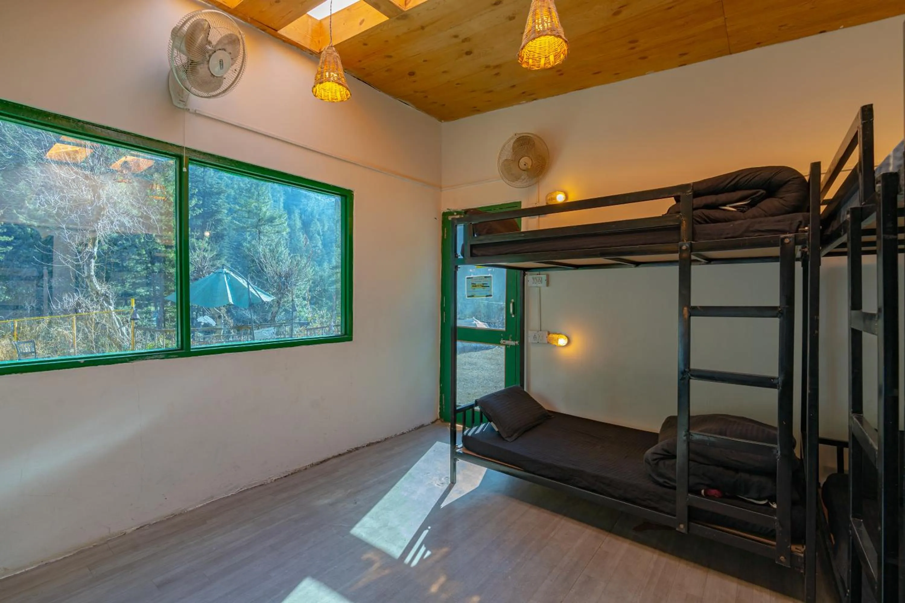 bunk bed in Jungle Hostel by Whoopers