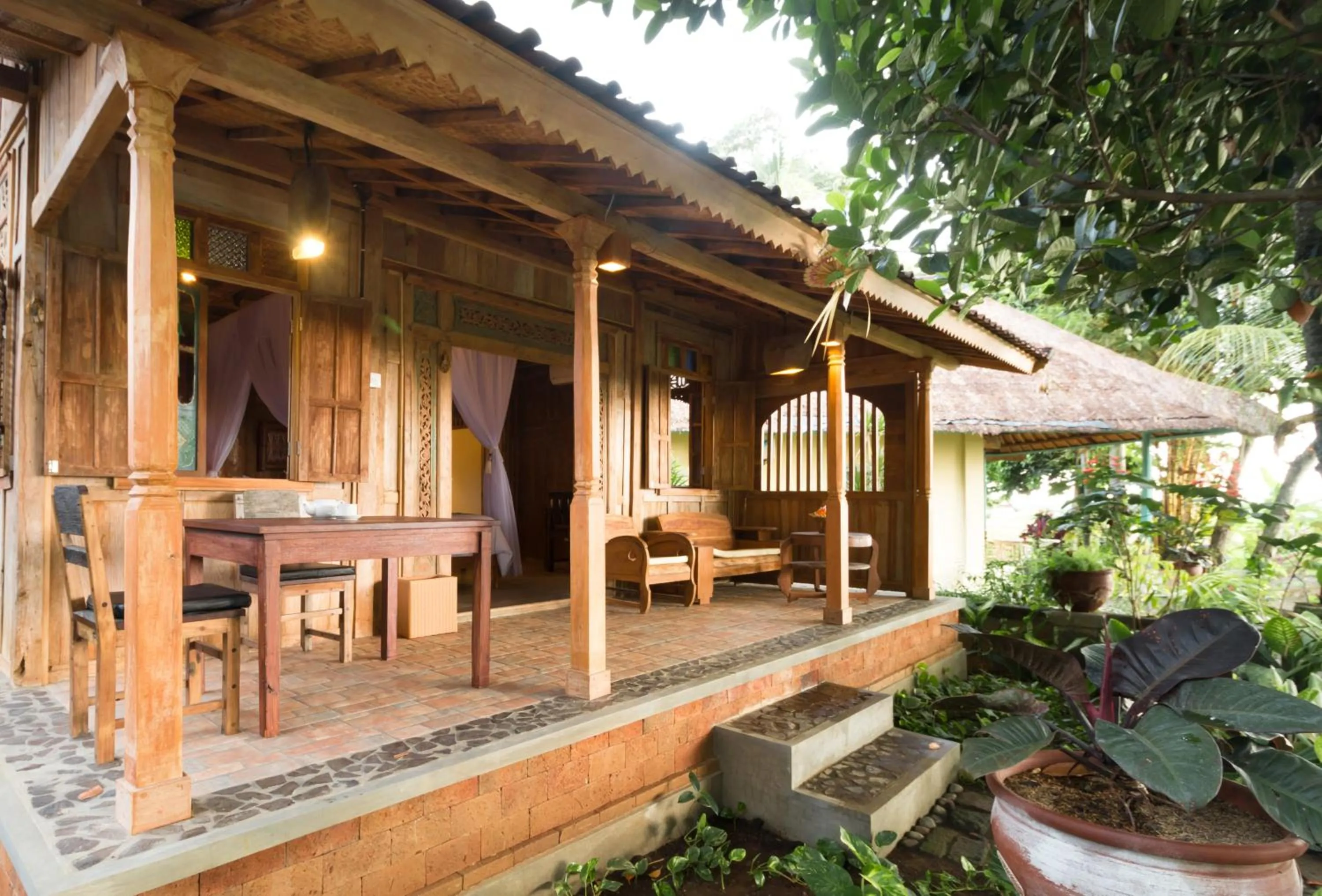 Patio in Umasari Rice Terrace Villa by AGATA
