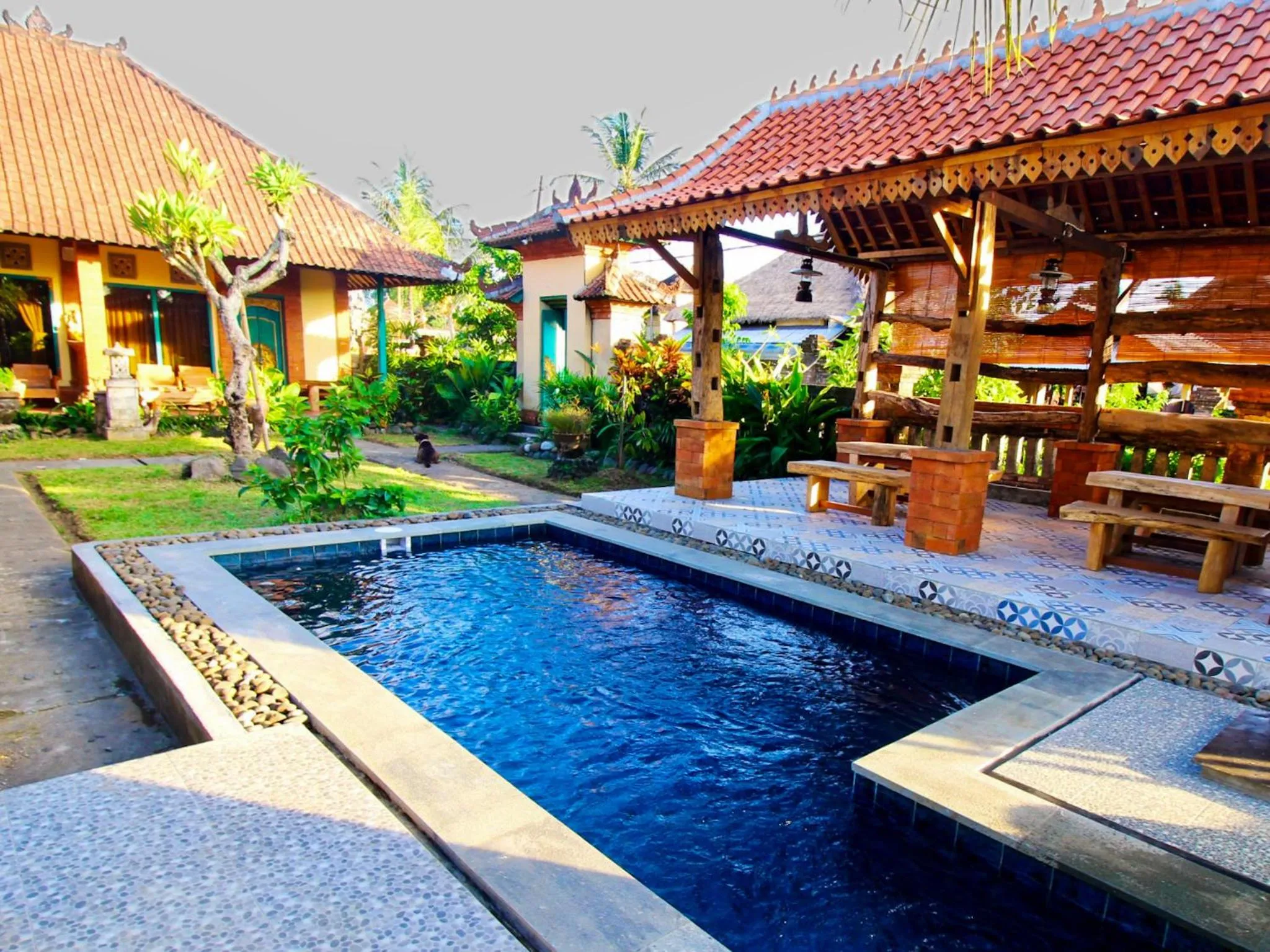 Dining area in Umasari Rice Terrace Villa by AGATA