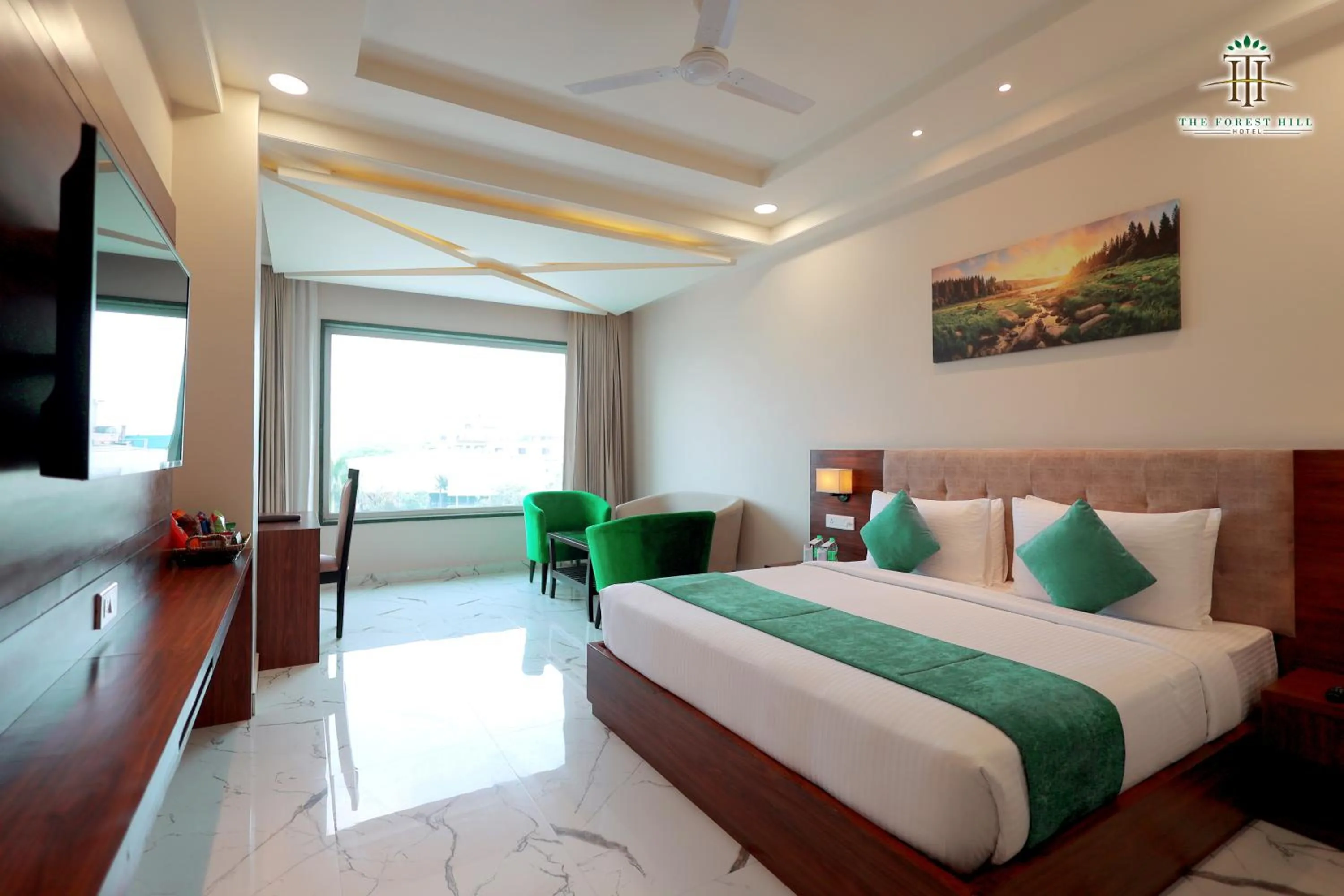 Bedroom, Bed in The Forest Hill Hotel