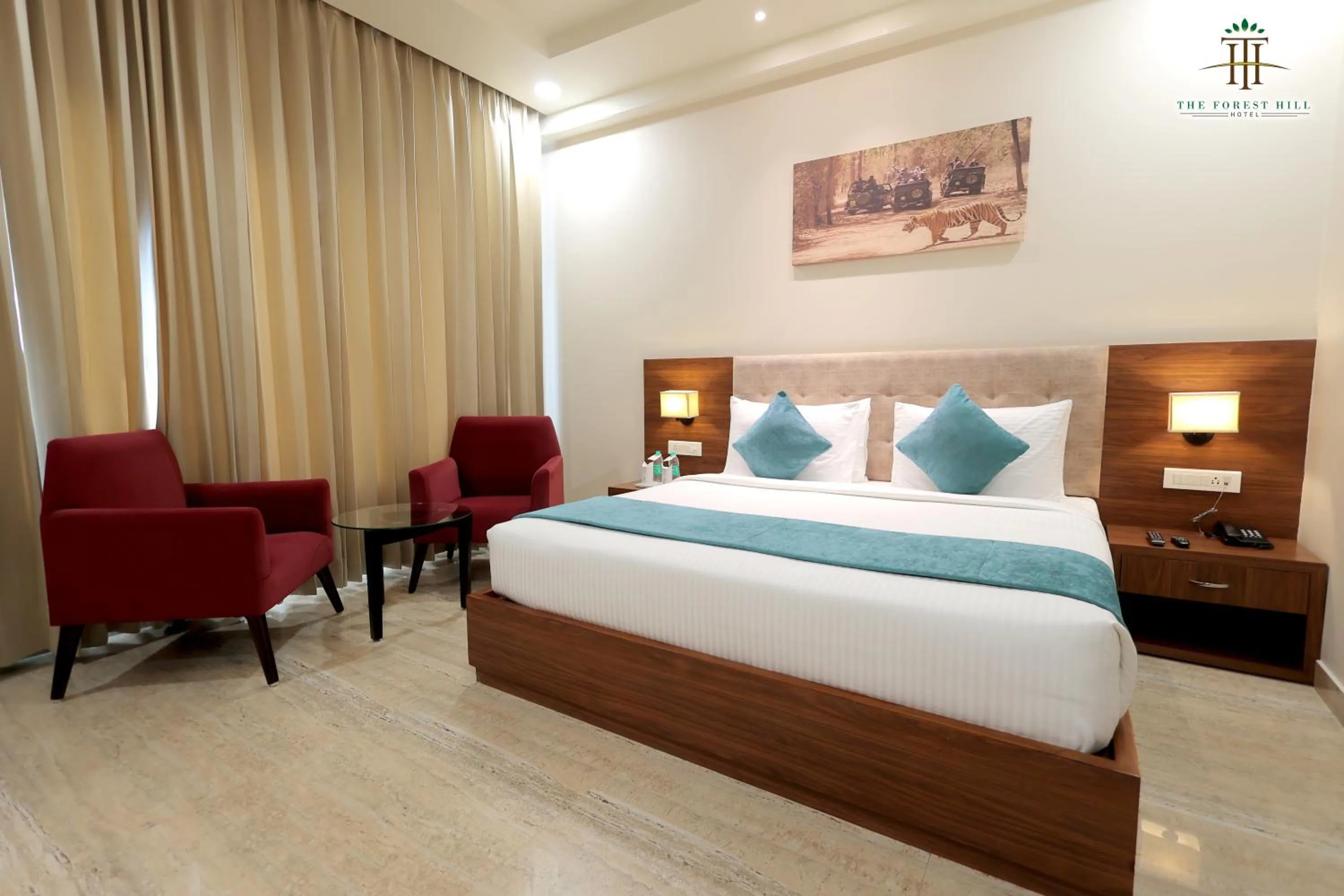 Bed in The Forest Hill Hotel