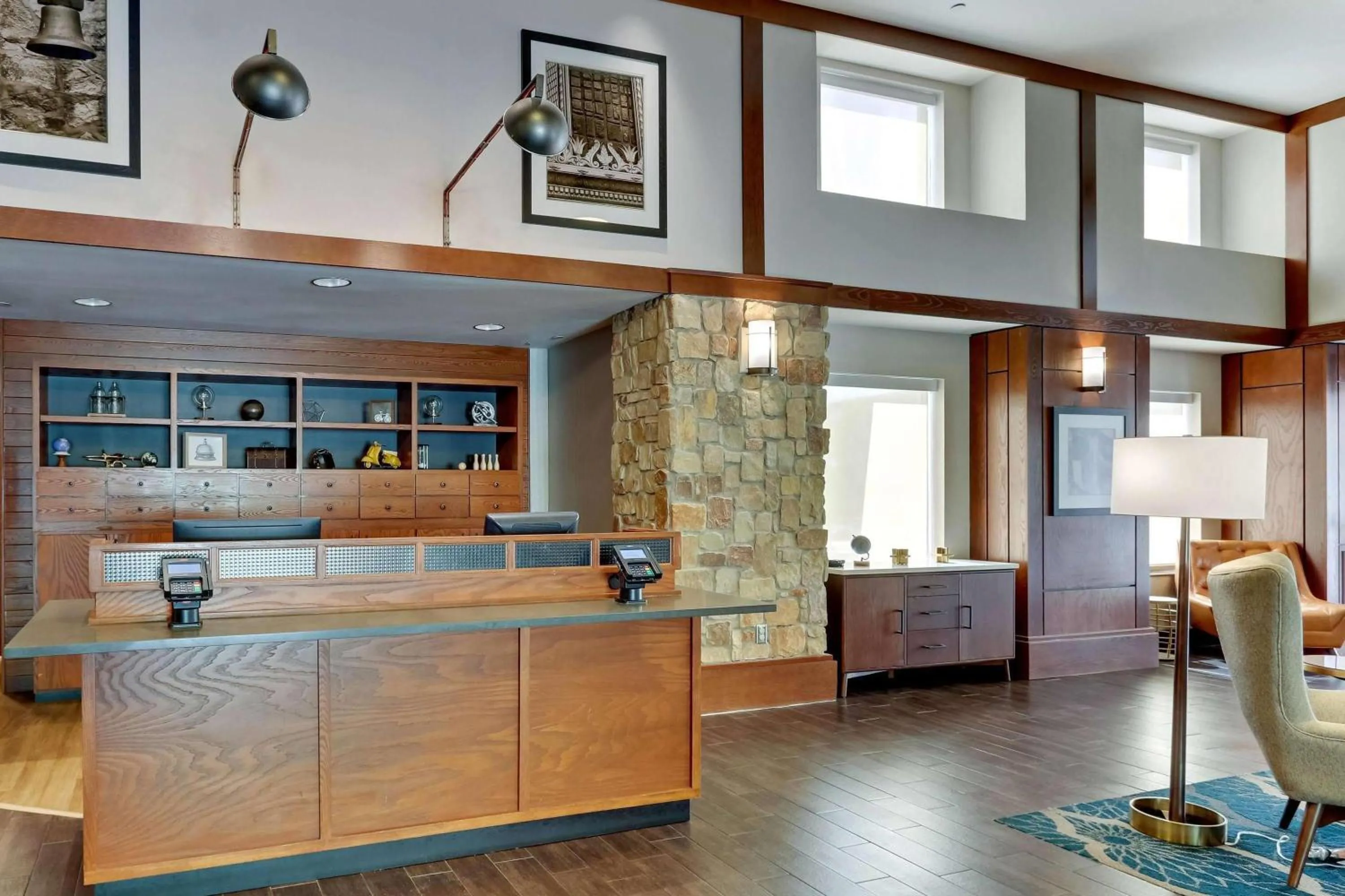 Lobby or reception in Wyndham Garden San Antonio Airport