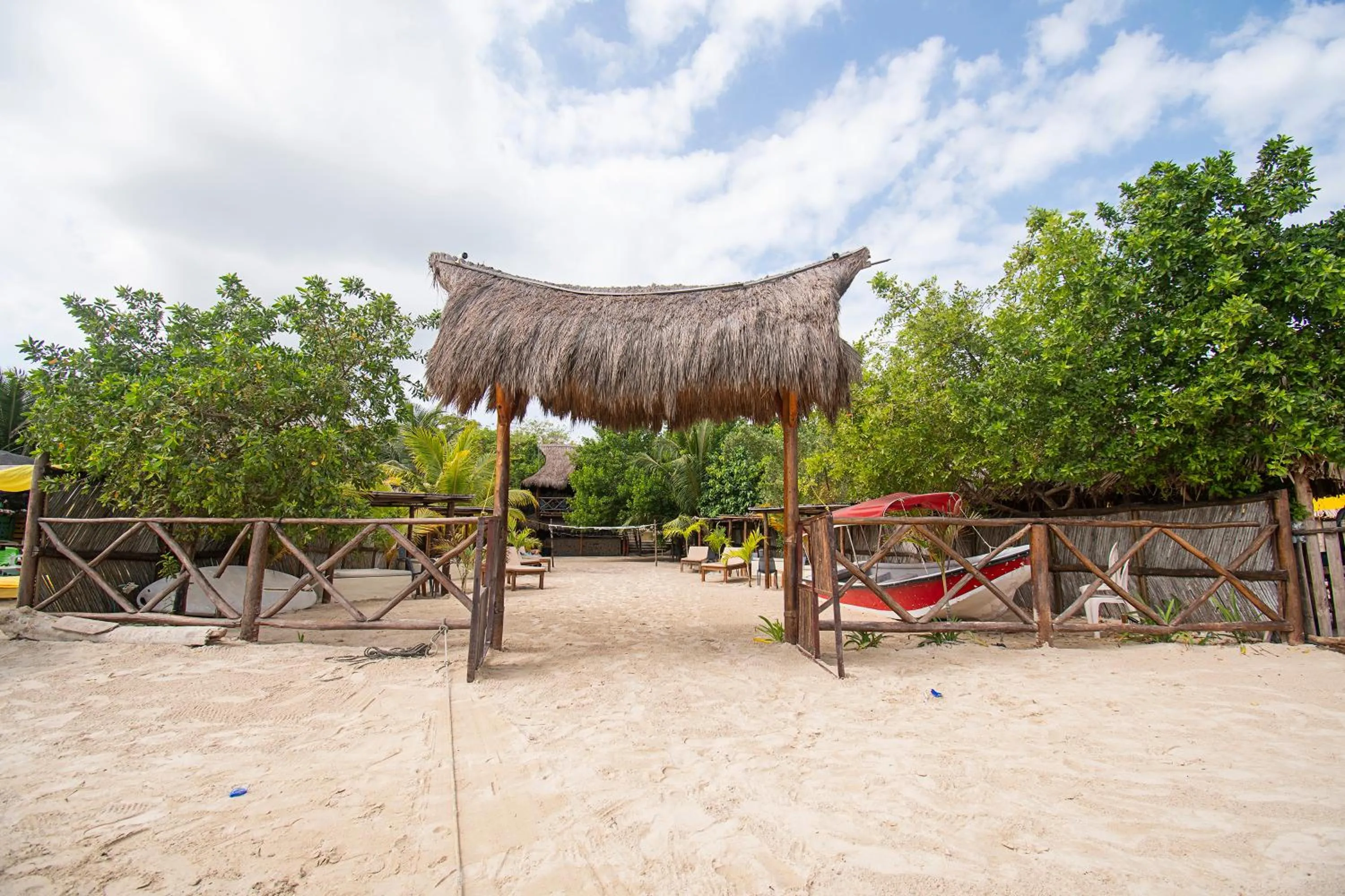 Beach in Santuario Beach Hostel