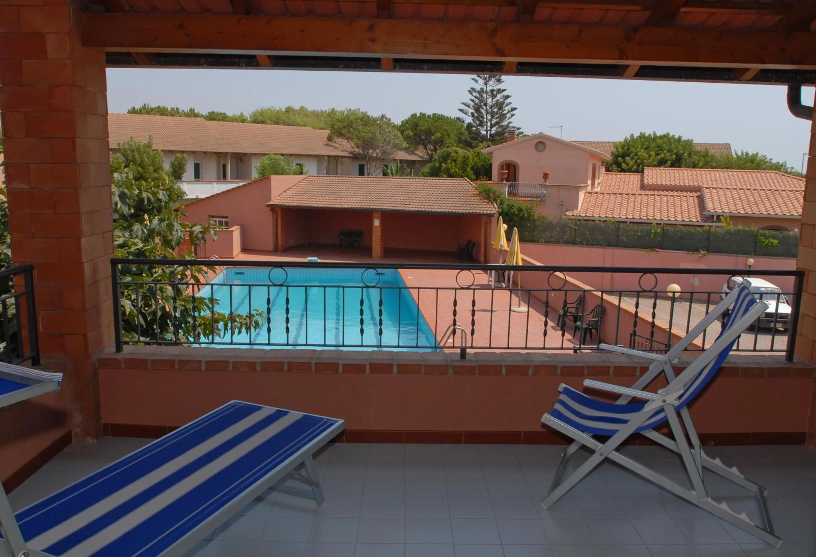 Pool view in Le Dune Residence