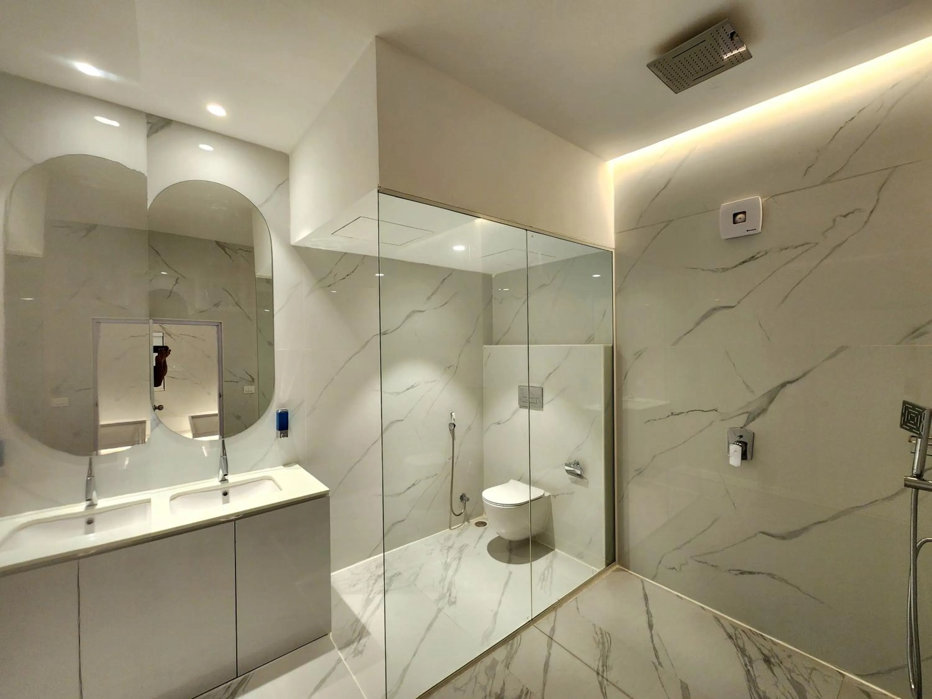 Bathroom in Landcorp hotels