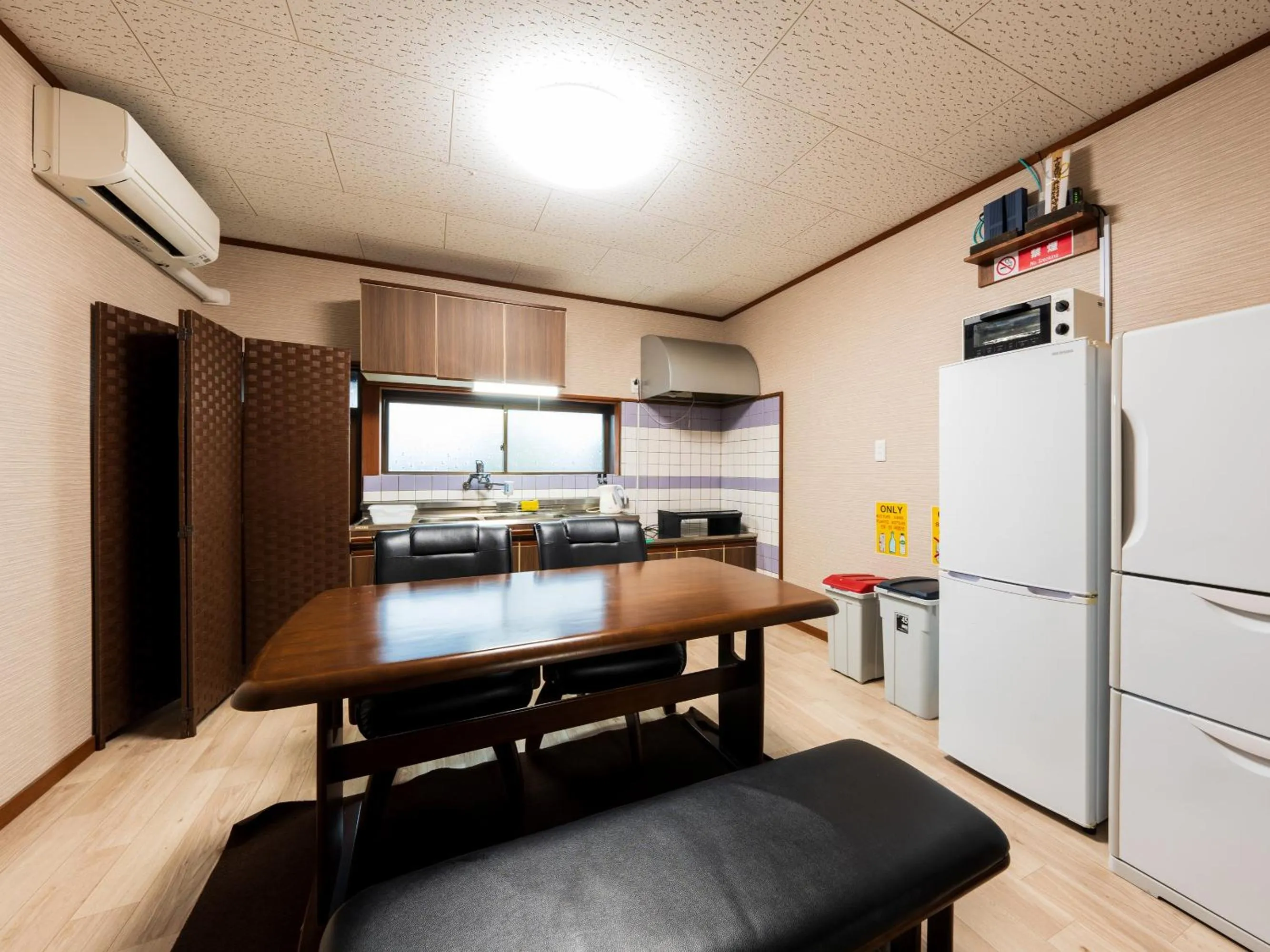 Dining area in Yufuin Wasaku
