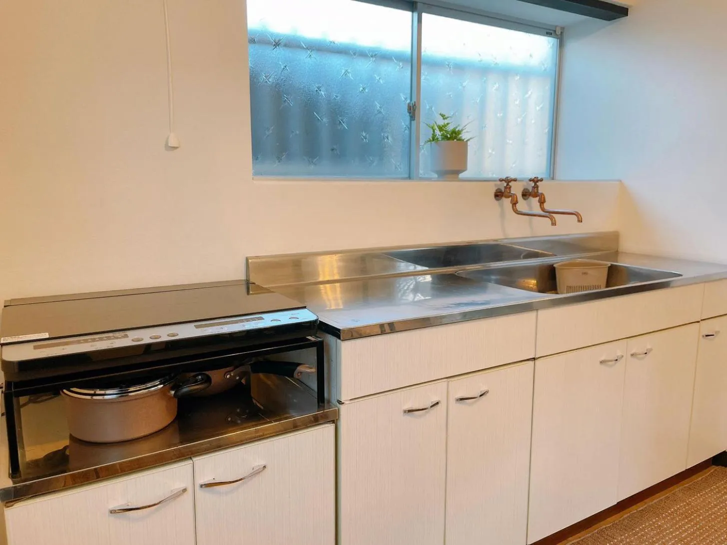 kitchen in Yufuin Wasaku