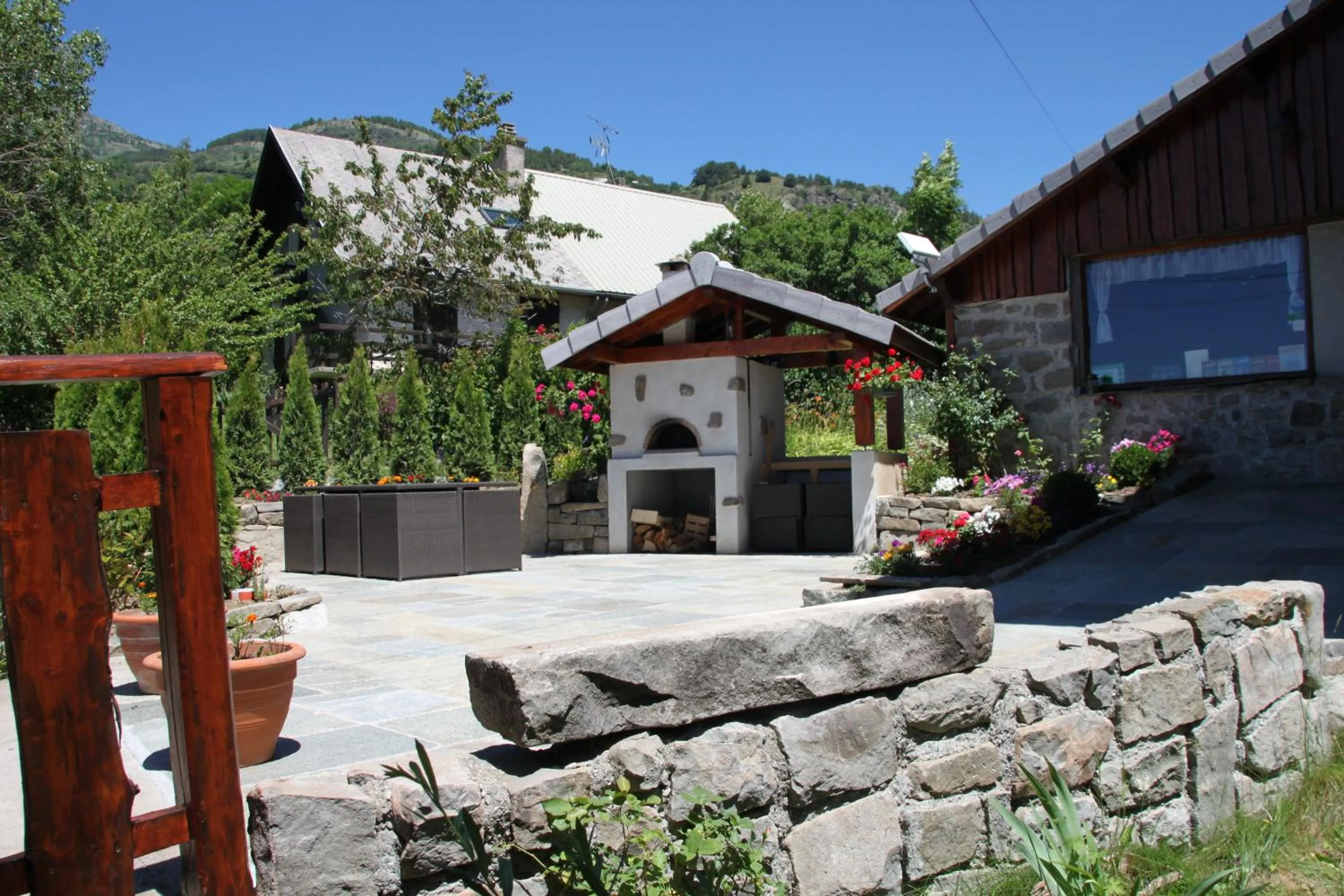 Balcony/Terrace in Chambres d'hôtes l'Abondance