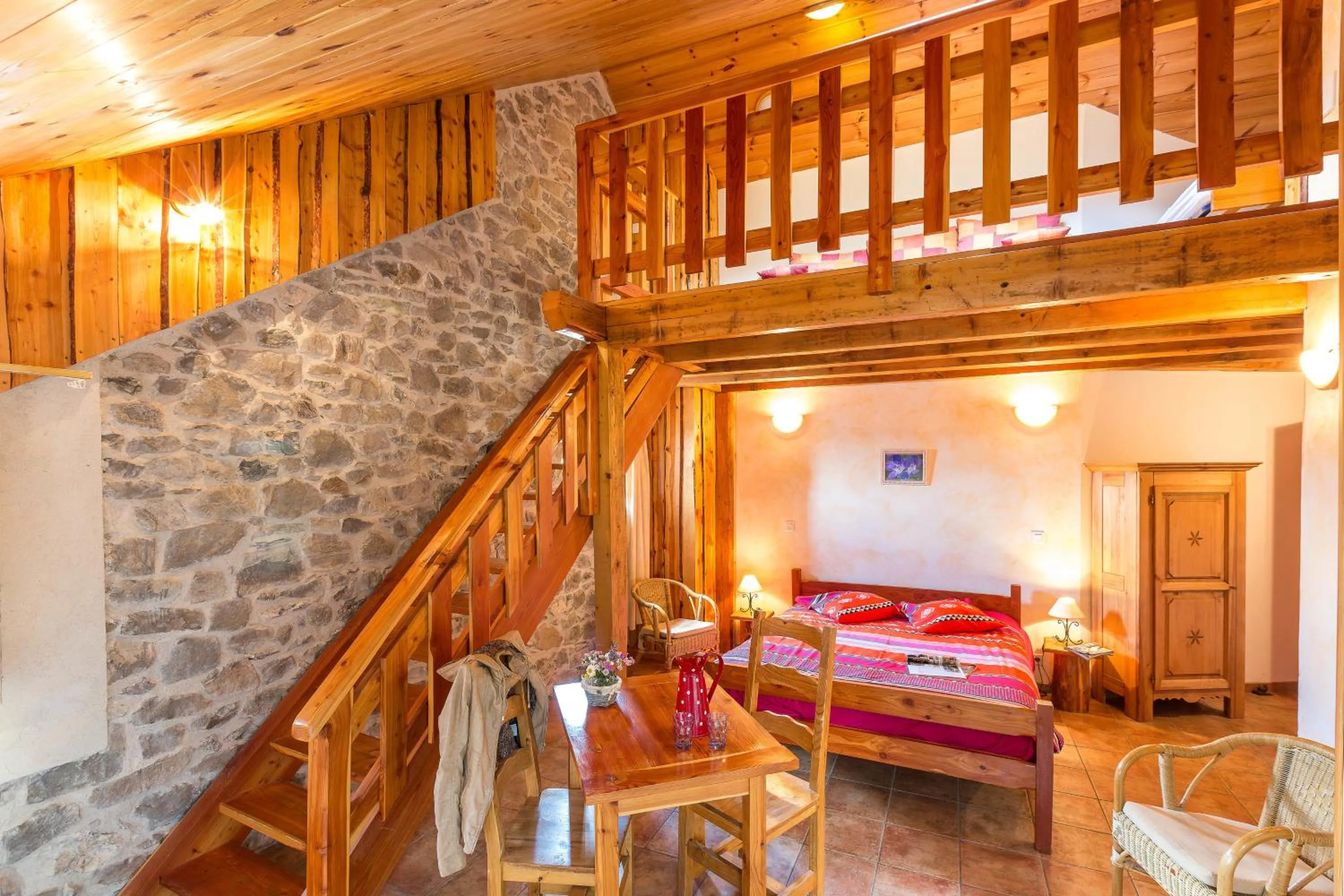 Bedroom, Bed in Chambres d'hôtes l'Abondance