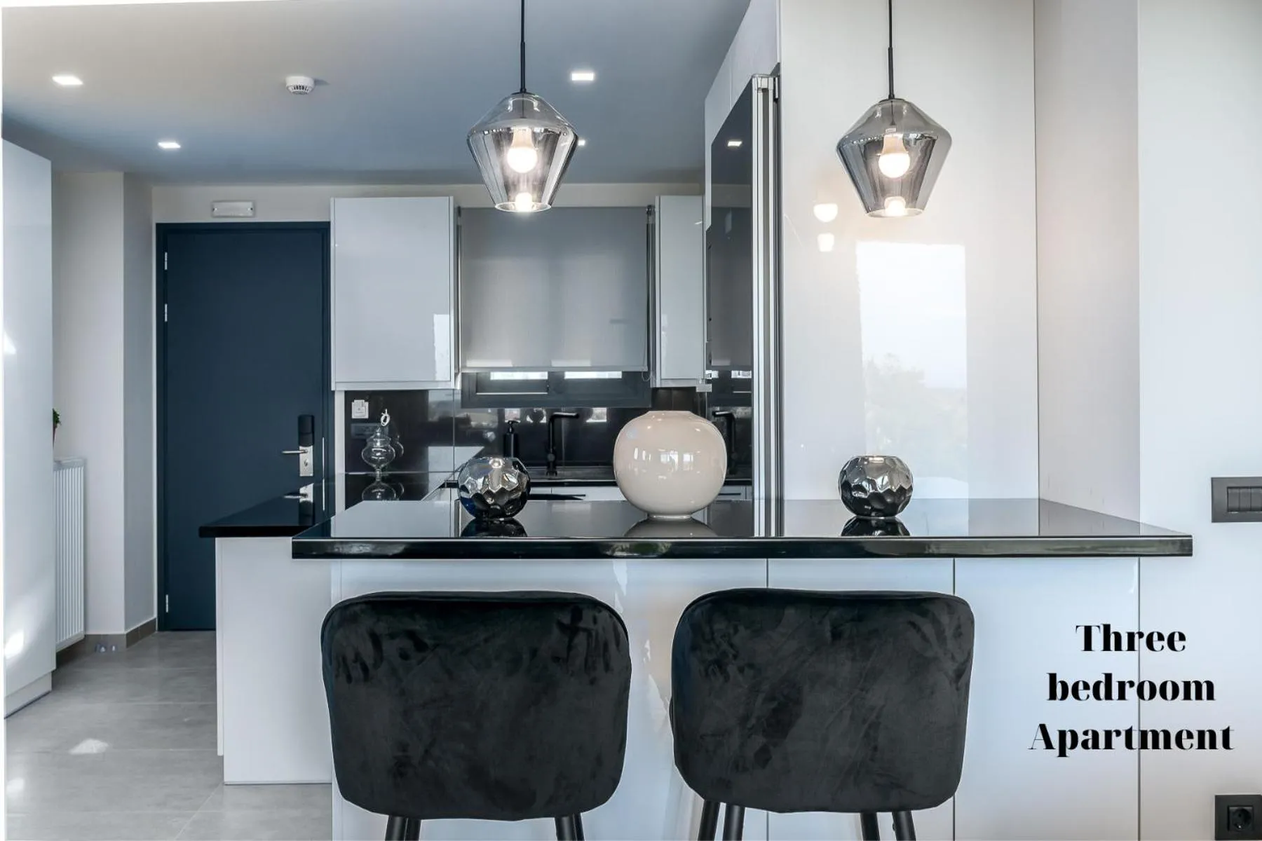 Kitchen or kitchenette in Dionisos Luxury Suites