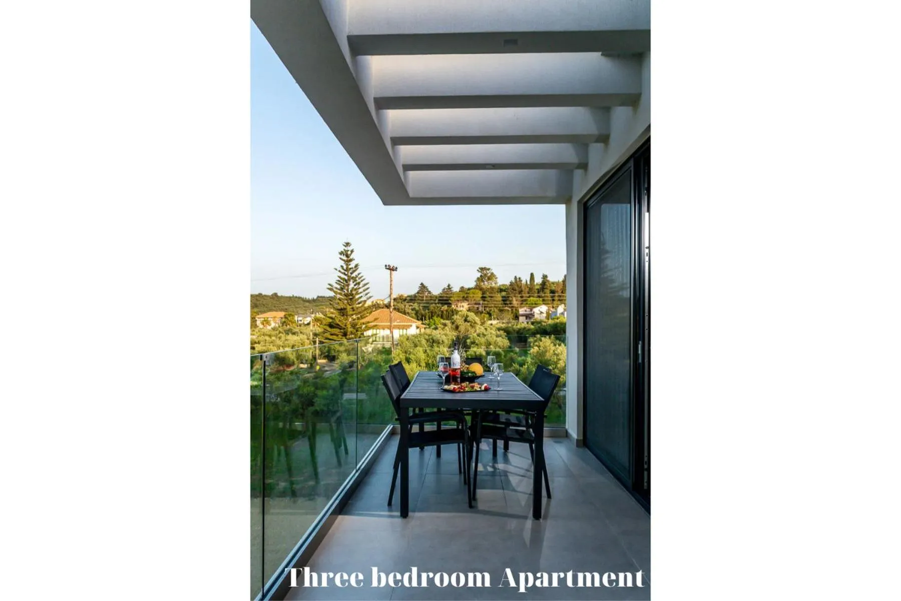 Patio in Dionisos Luxury Suites