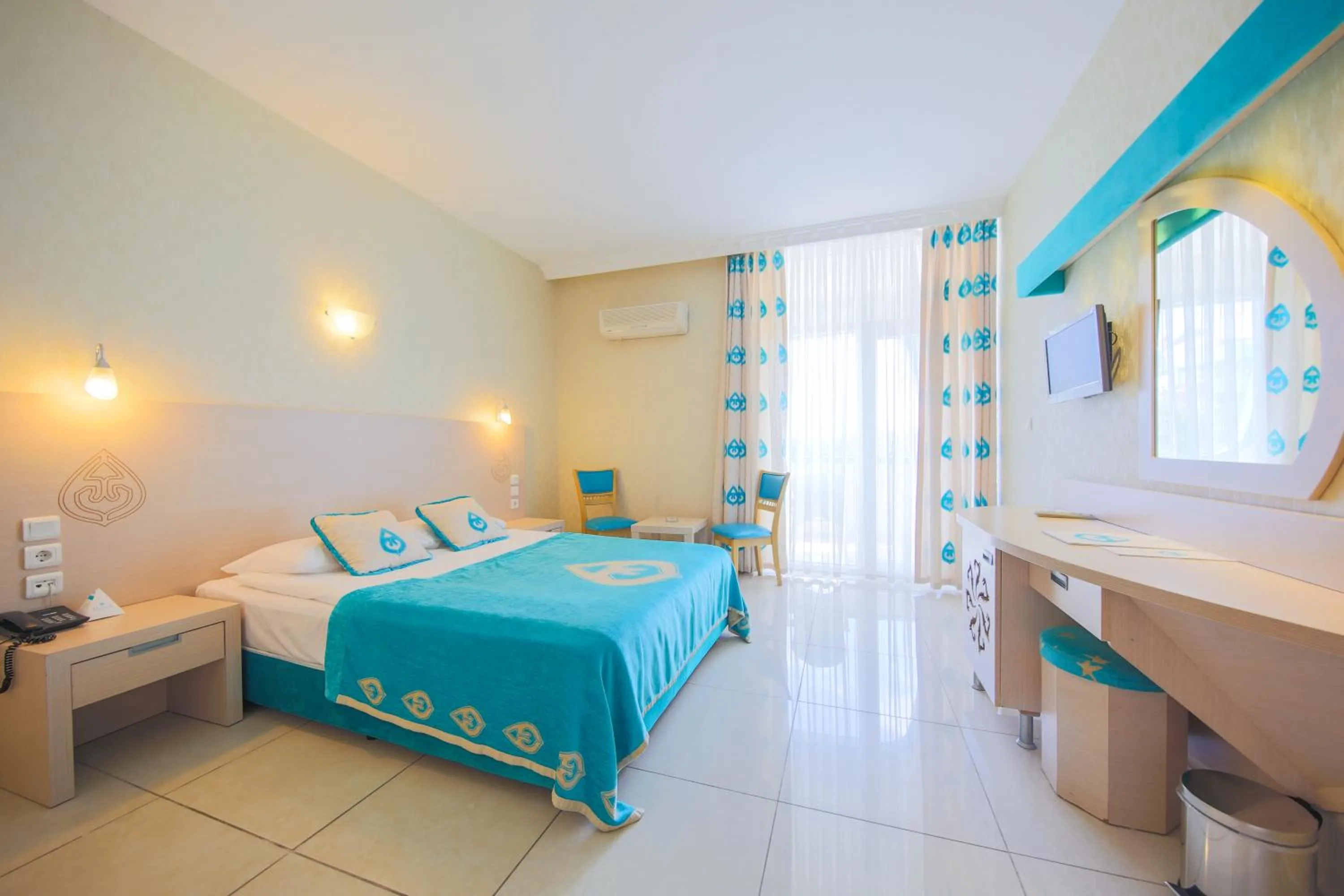Bed in Daima Biz Hotel - Dolusu Aquapark Access