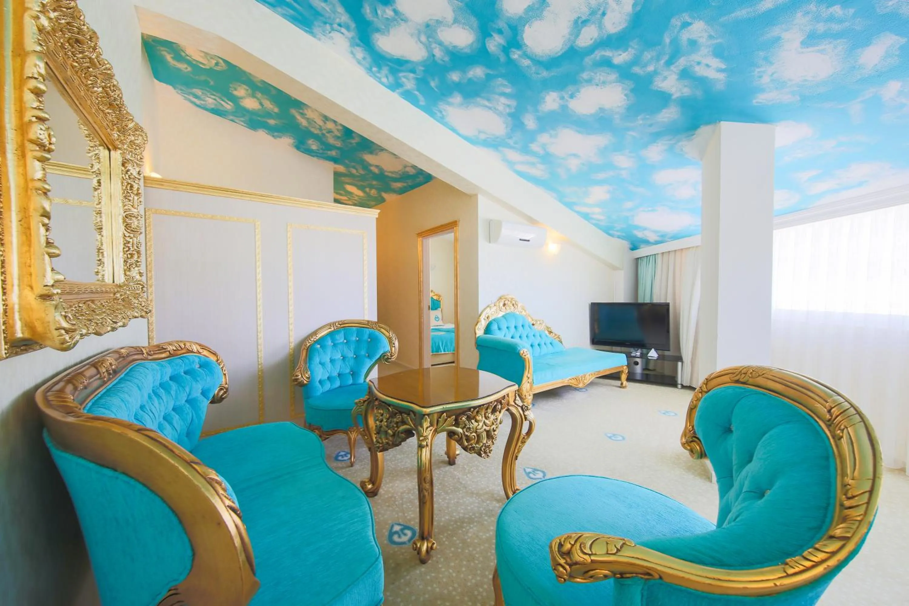 Bed in Daima Biz Hotel - Dolusu Aquapark Access