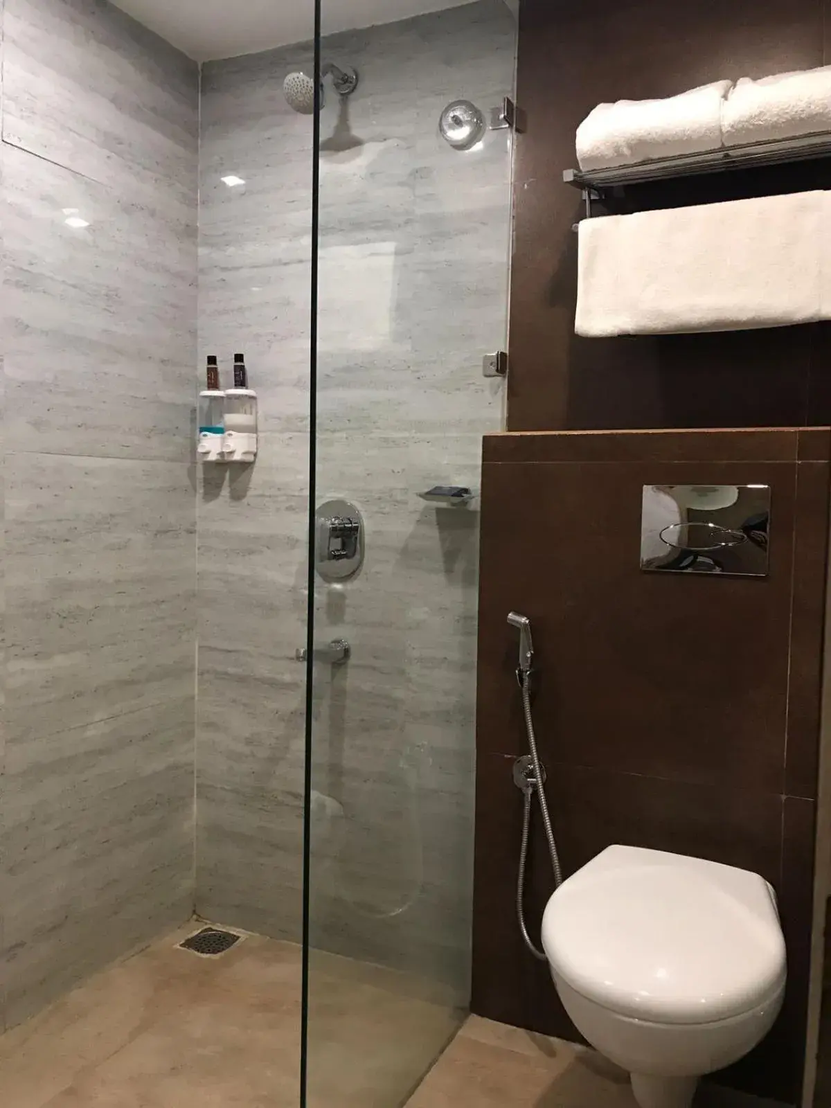 Shower in Nepalirika Hotel Damak Shower in Nepalirika Hotel Damak