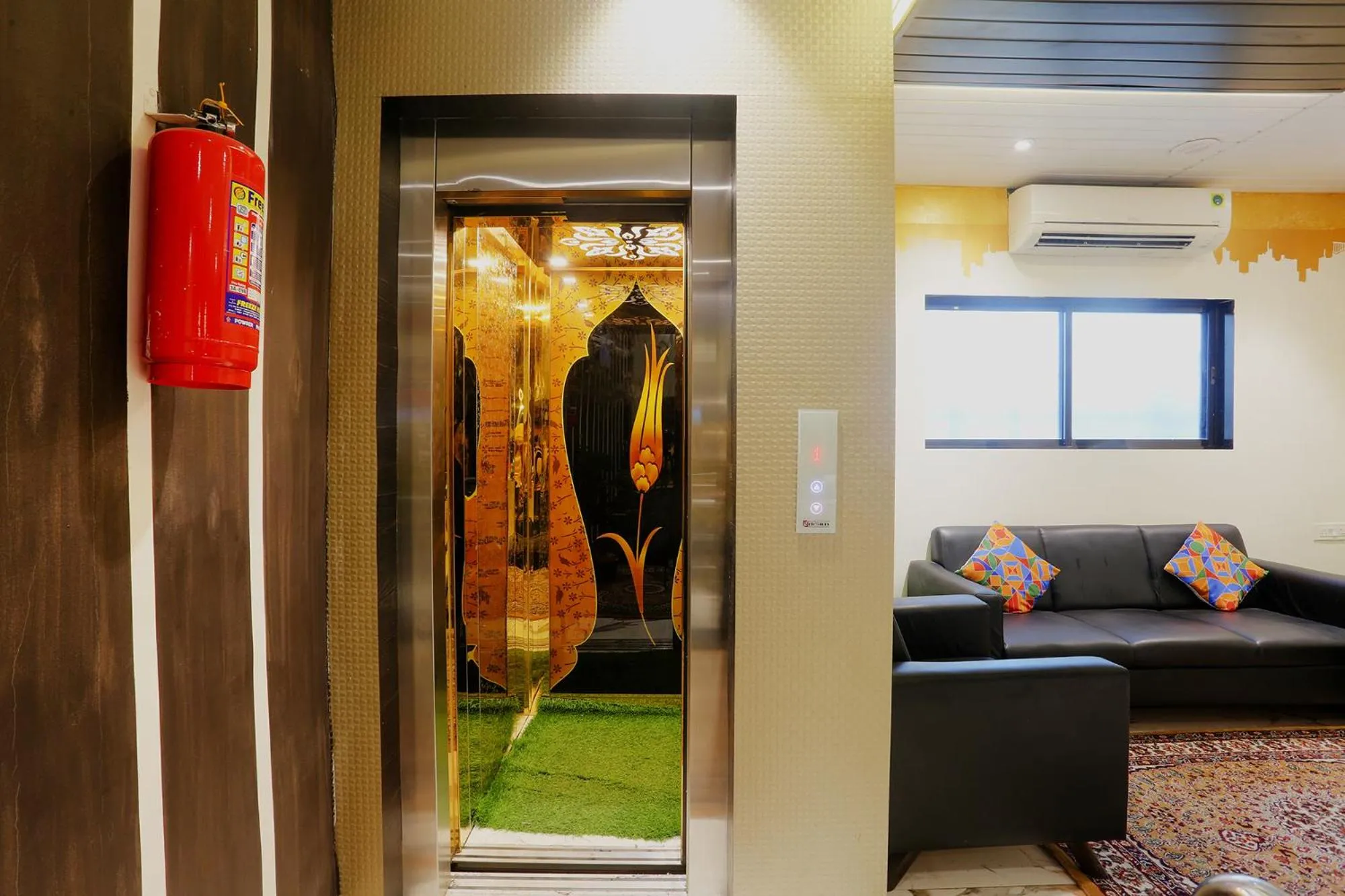 Seating area in FabHotel Prime Land - Nr BKC