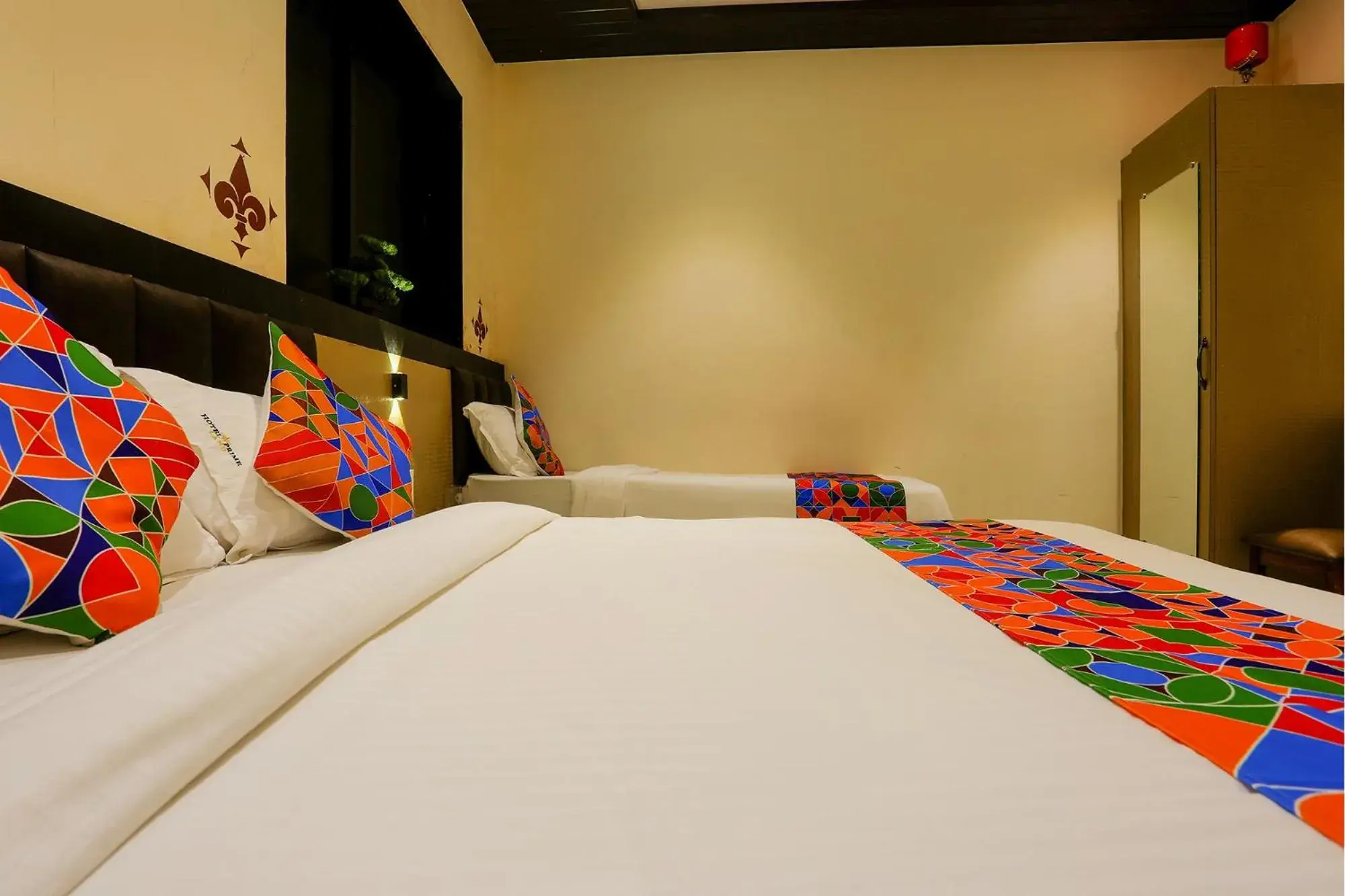 Bedroom, Bed in FabHotel Prime Land - Nr BKC Bedroom, Bed in FabHotel Prime Land - Nr BKC