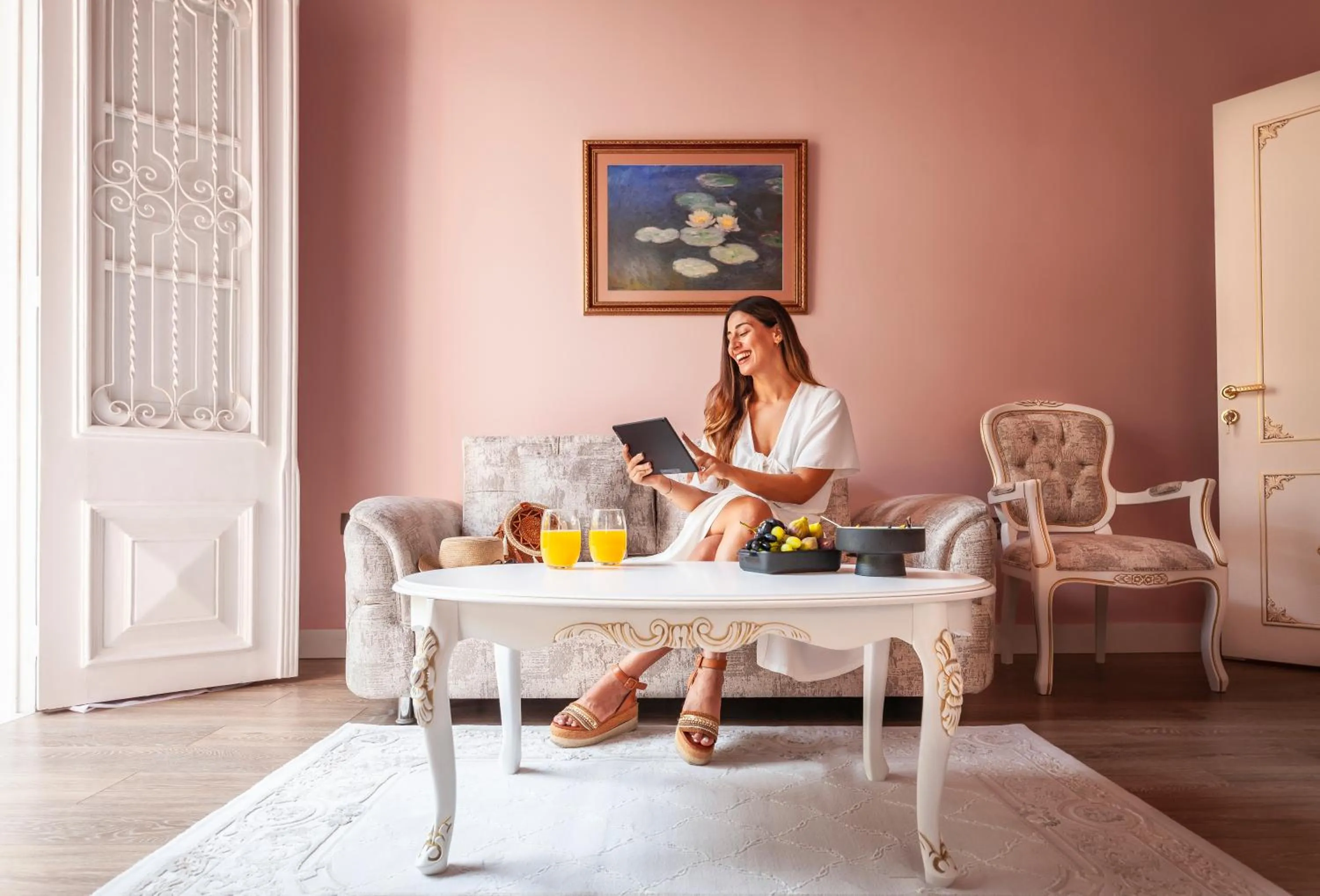 Seating area in Via Villa Iliotti Rhodos