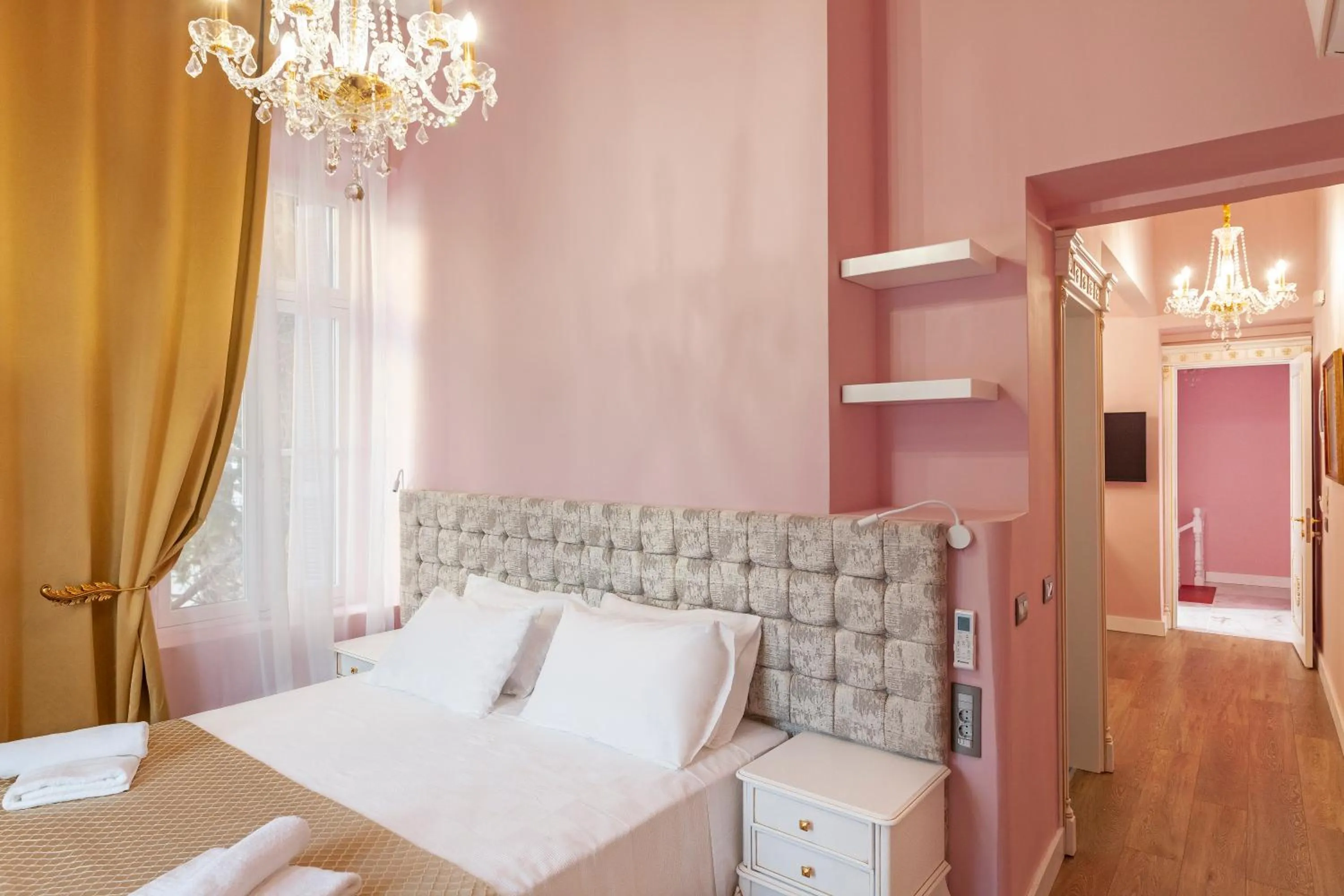 Bedroom, Bed in Via Villa Iliotti Rhodos