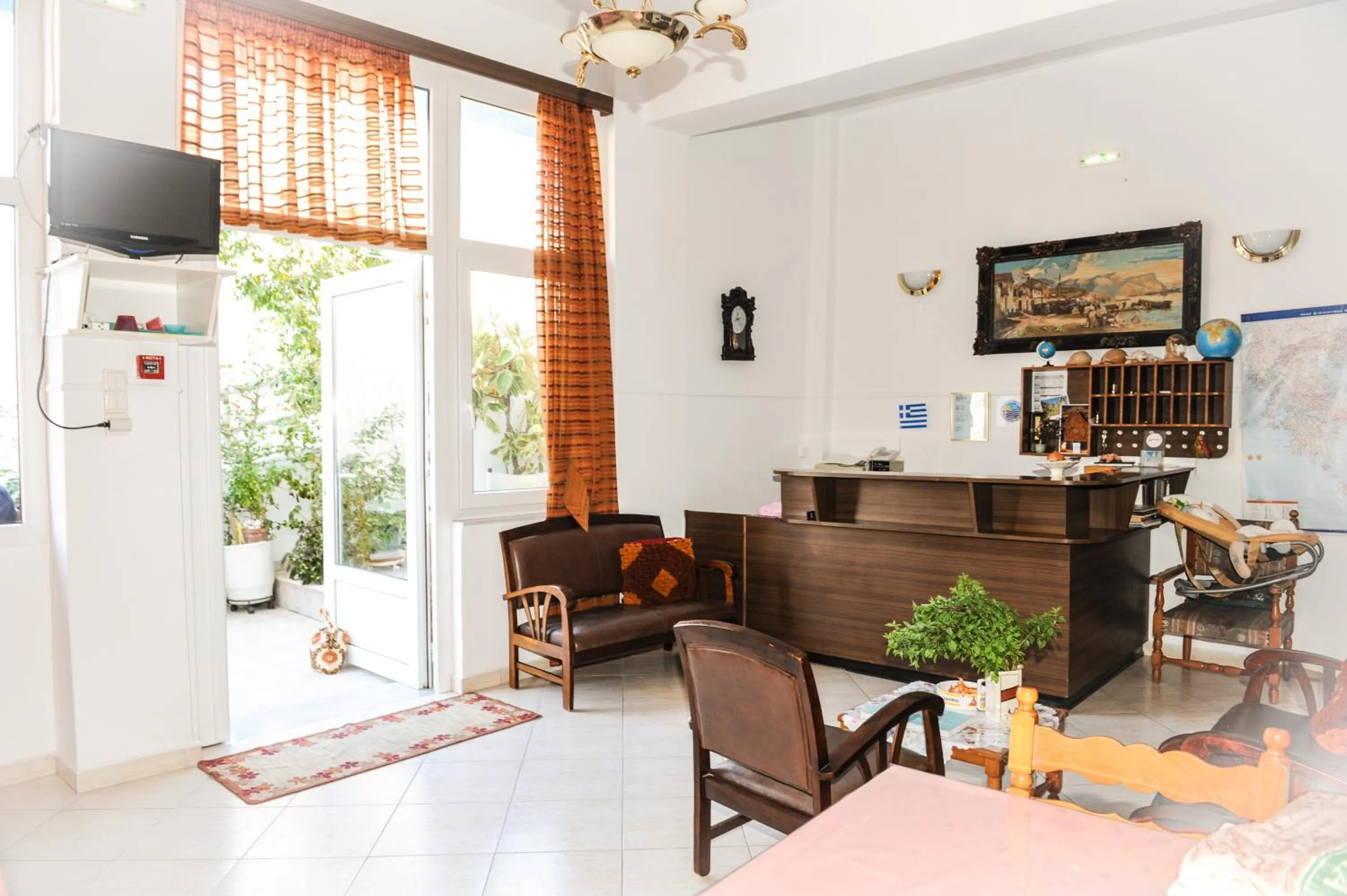 Lobby or reception in Hotel Karpathos