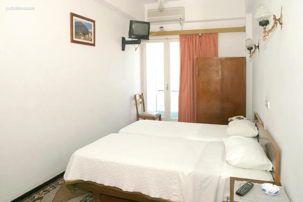 Bed in Hotel Karpathos